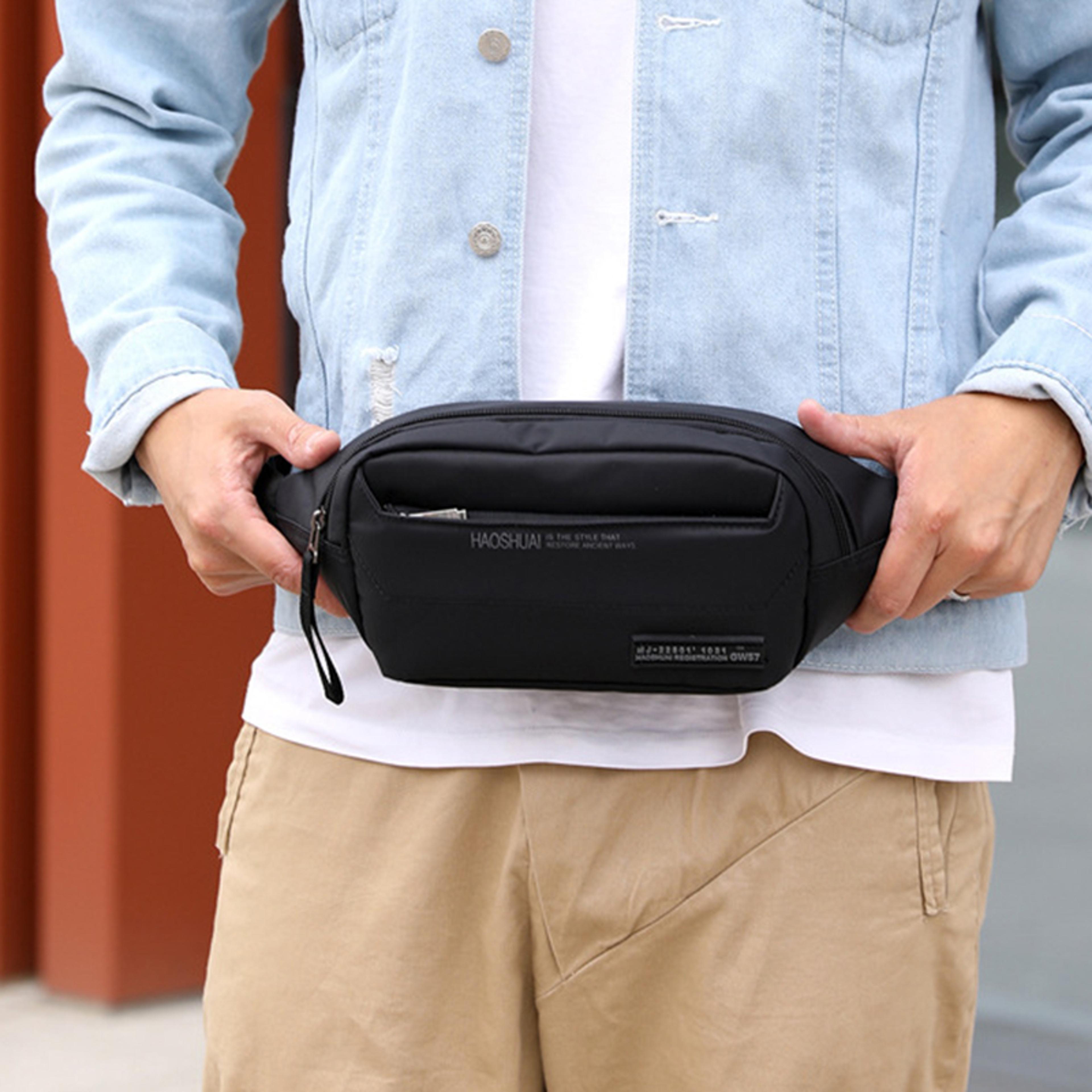 urban guard back to school backpack multi pocket men's waist bag & crossbody sling for travel hiking