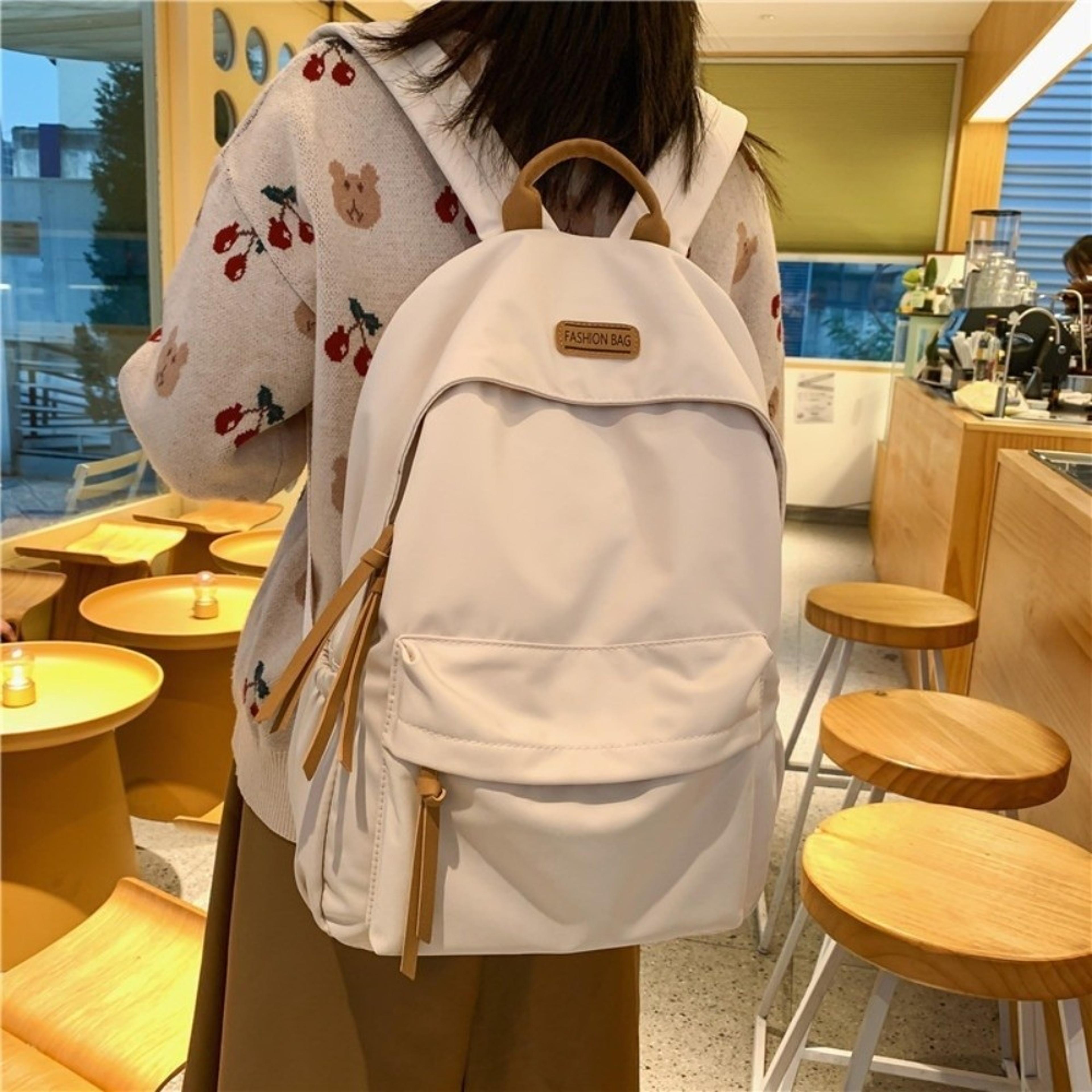 everyday minimalist nylon college bag and back to school backpack