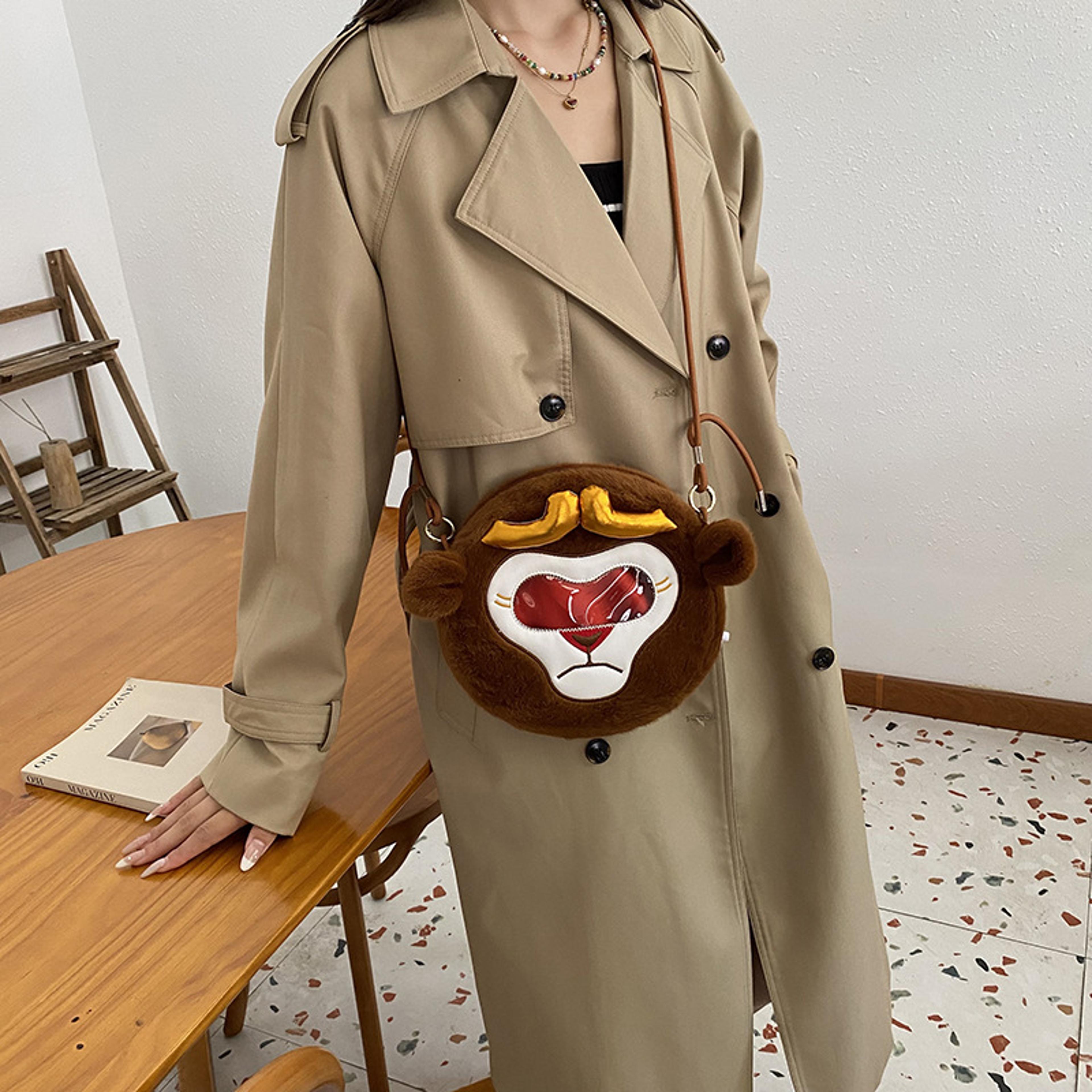 mythical wukong plush crossbody bag soft monkey king bag back to school backpack alternative