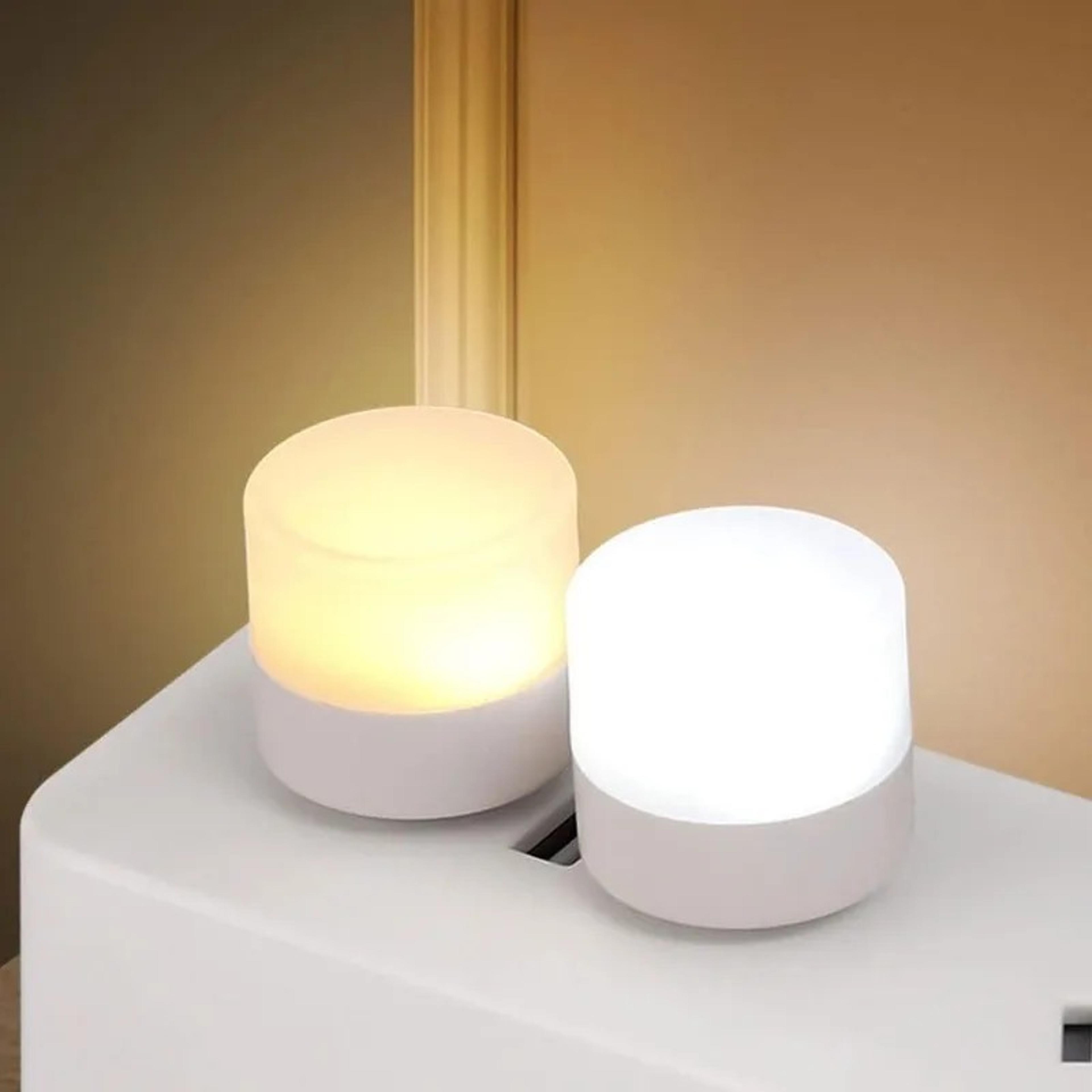 portable usb night light mini led lamp for reading, bedroom & power bank use