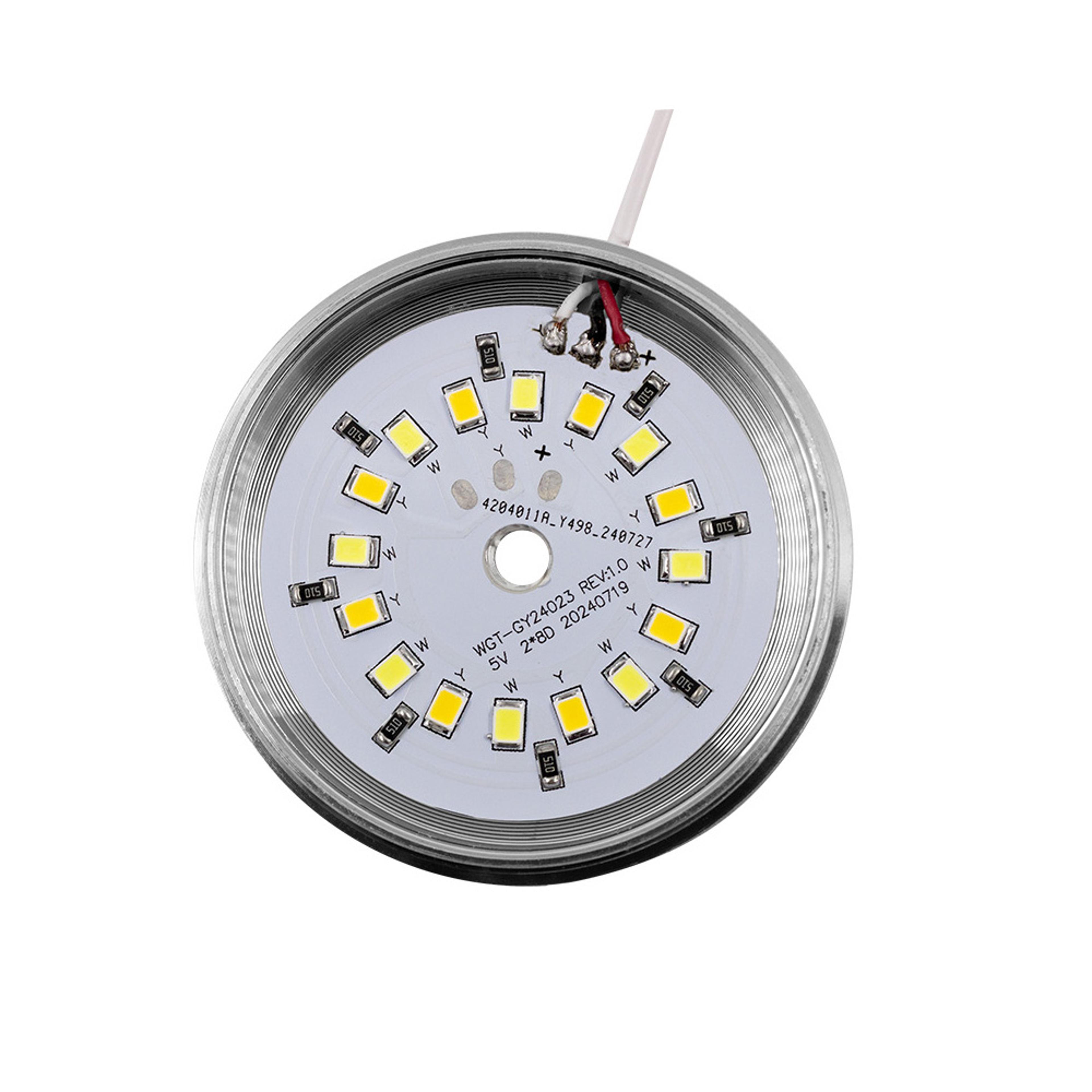 usb rechargeable led cabinet light with adjustable color temperature for closets & under cabinets