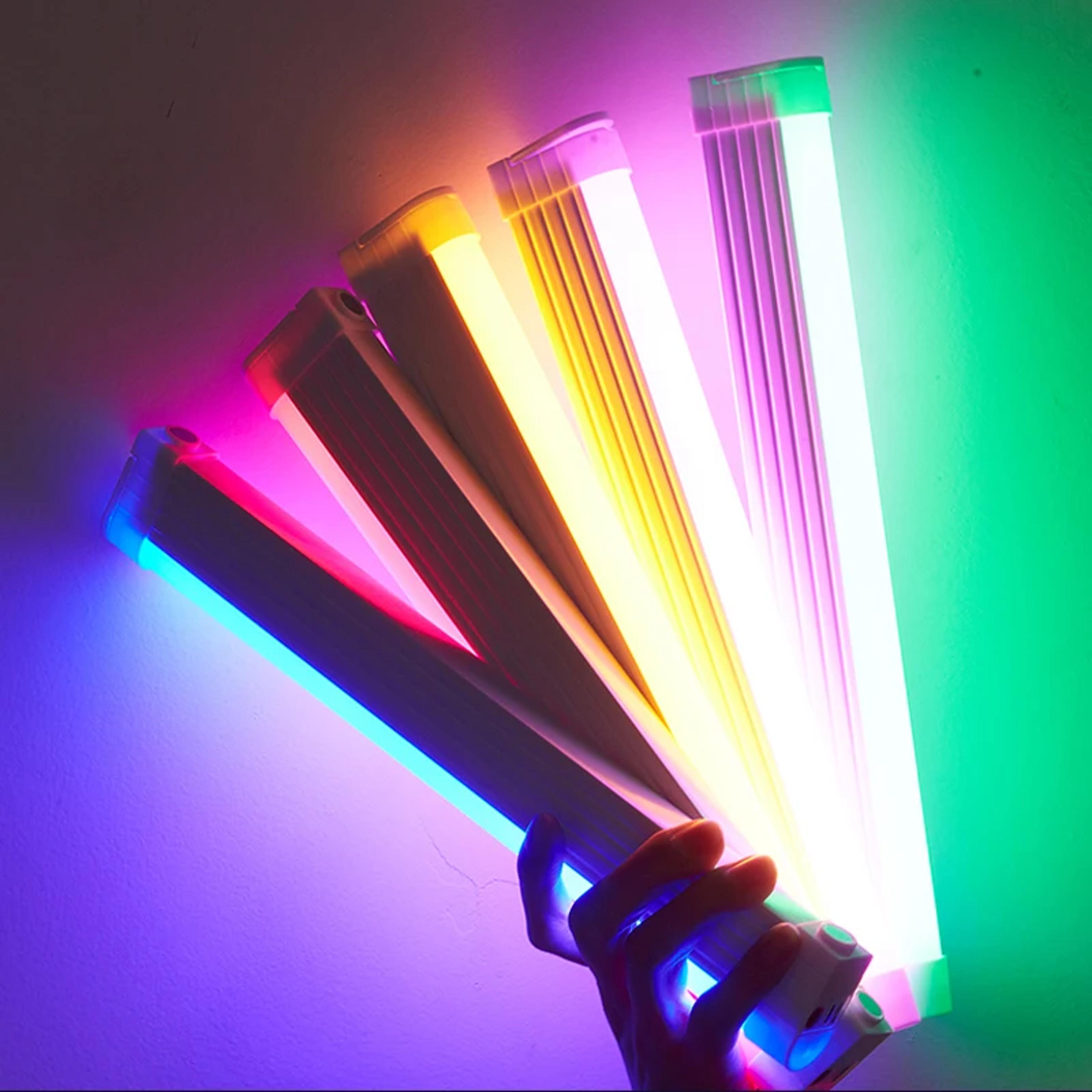 rechargeable led video light wand for photography, vlogging & live streaming