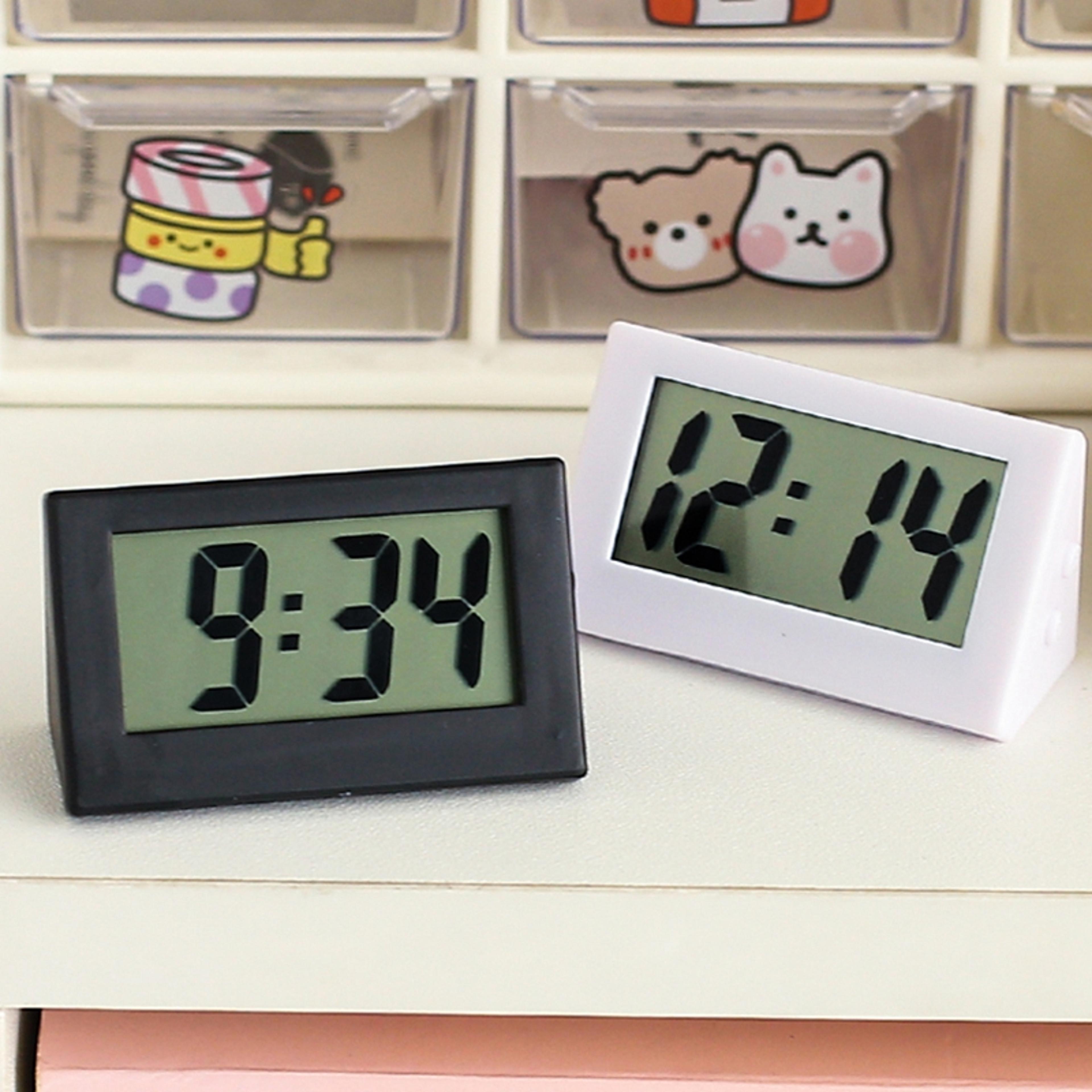 lumi mini led desk clock portable digital desk clock for home, office & bedroom