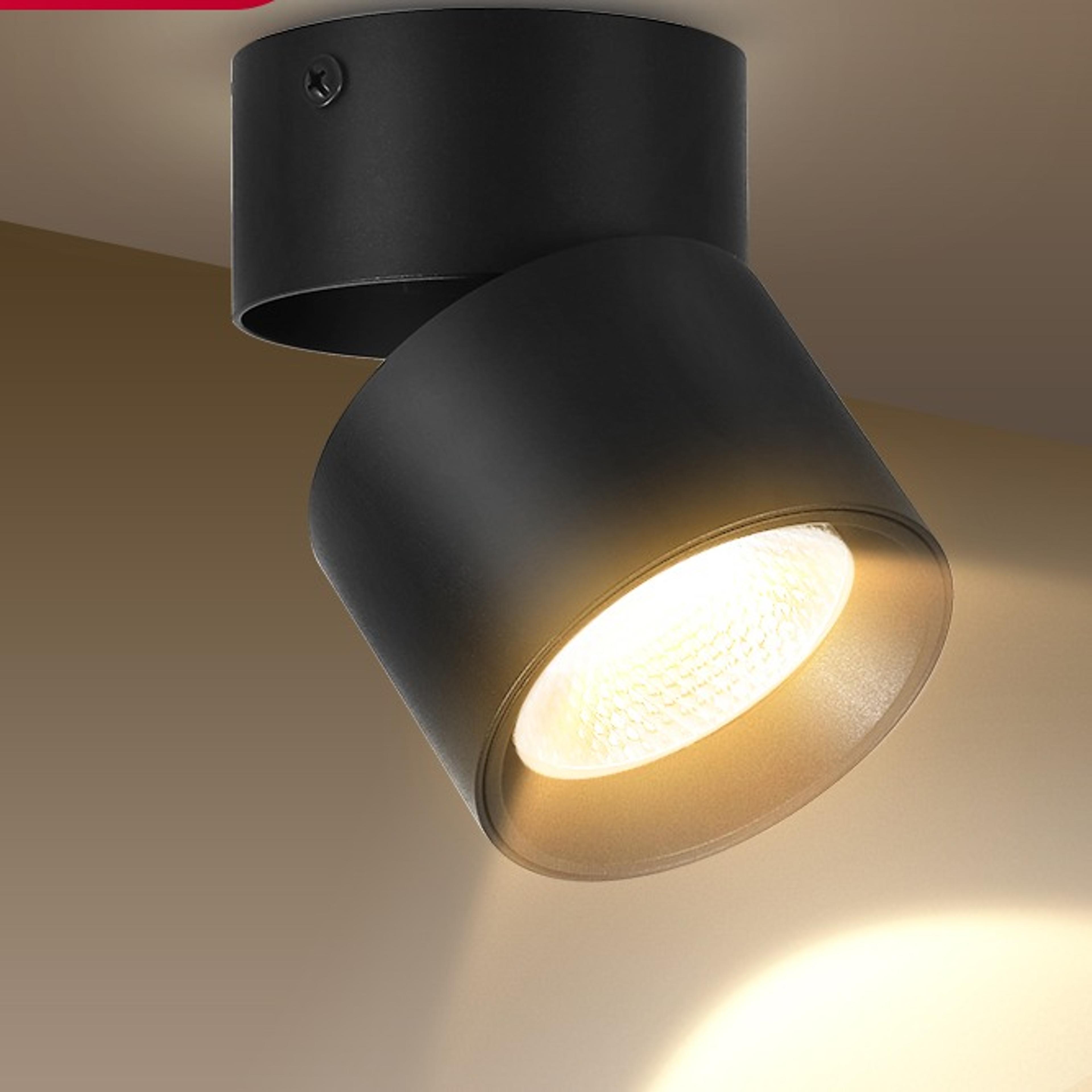 foldable tri color led ceiling light surface mounted downlight for modern home lighting