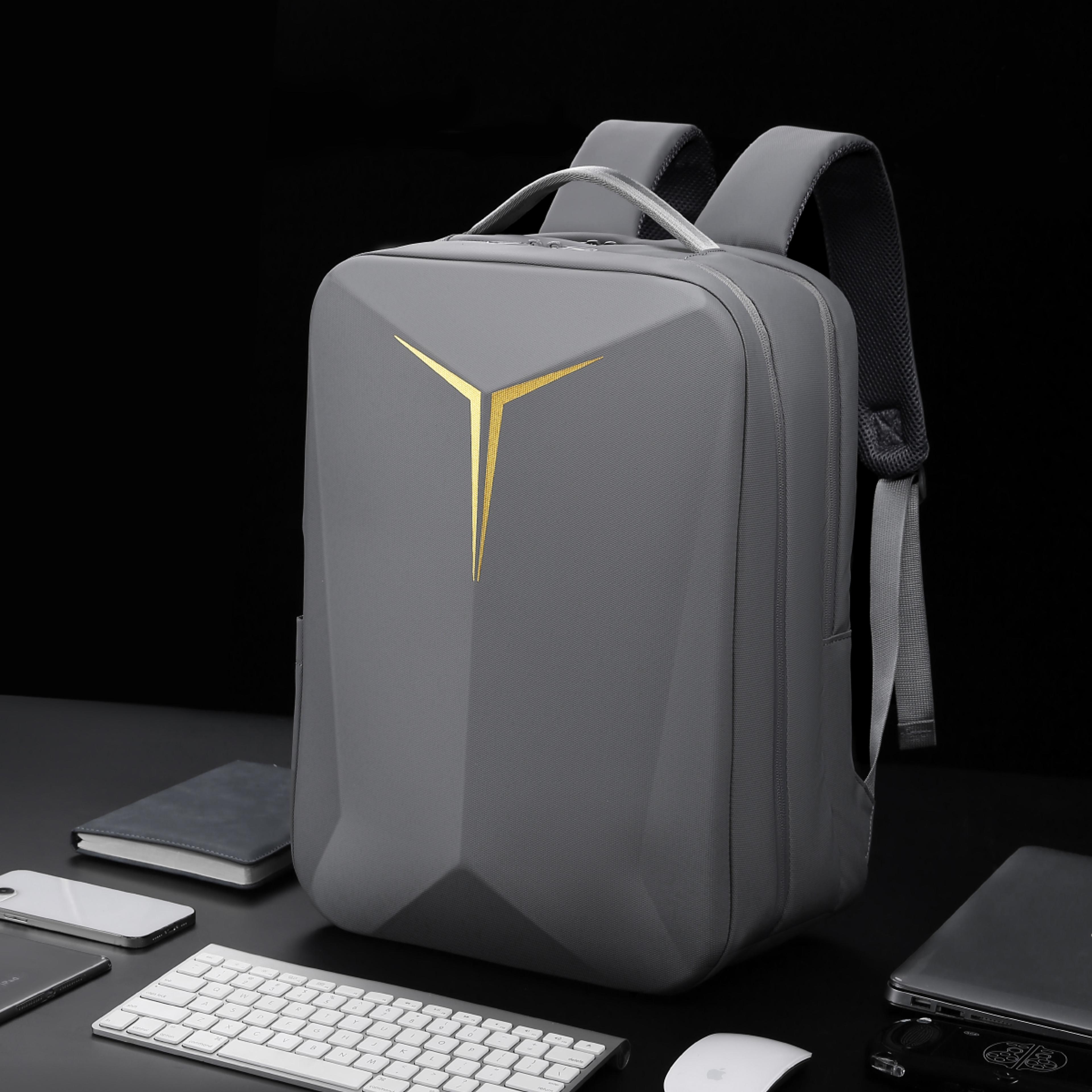 hard shell gaming laptop backpack travel bag for business school and commuting