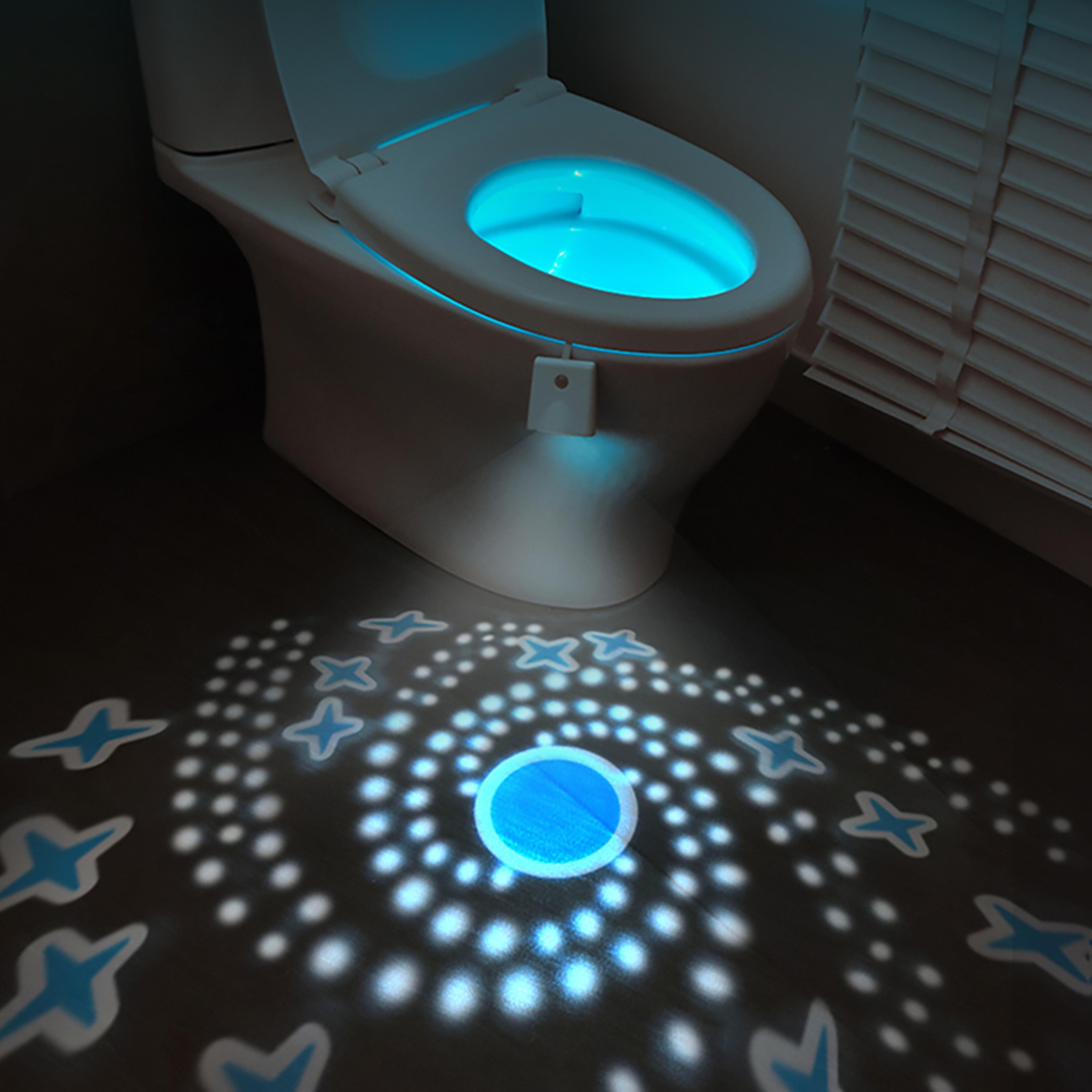 motion sensor toilet night light color changing led bathroom toilet bowl light
