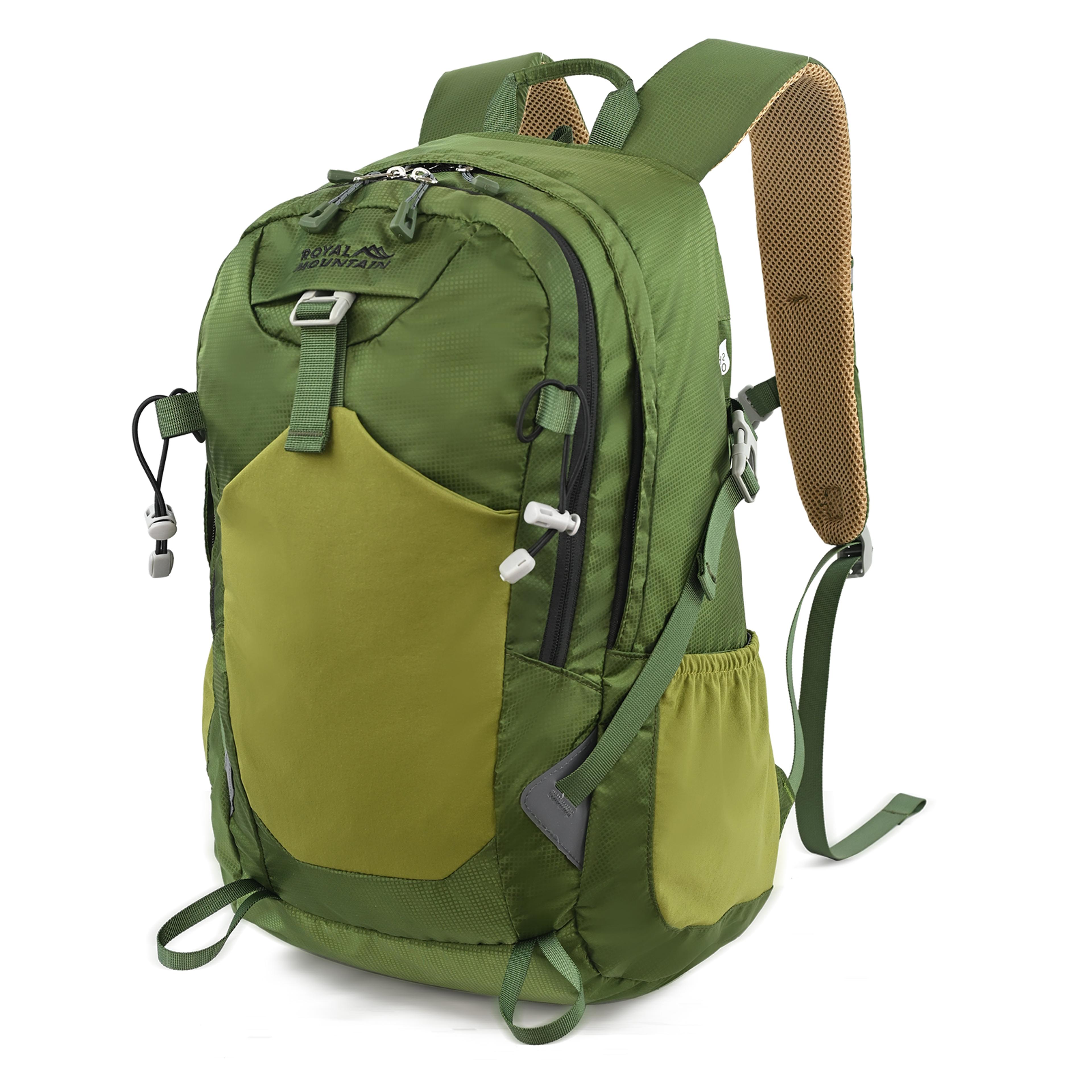 royal mountain hiking backpack with rain cover for outdoor travel