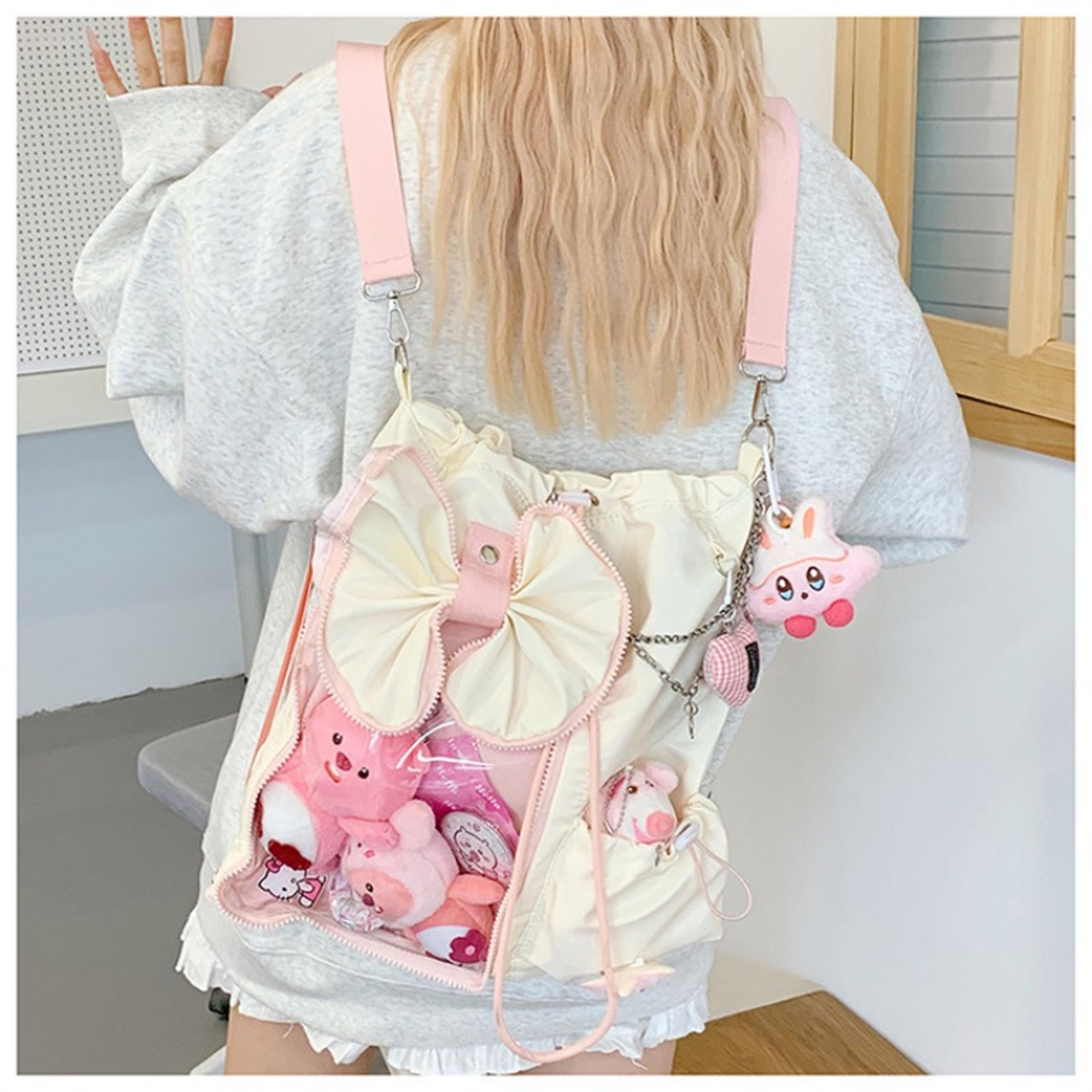cute backpack for women large capacity drawstring school bag