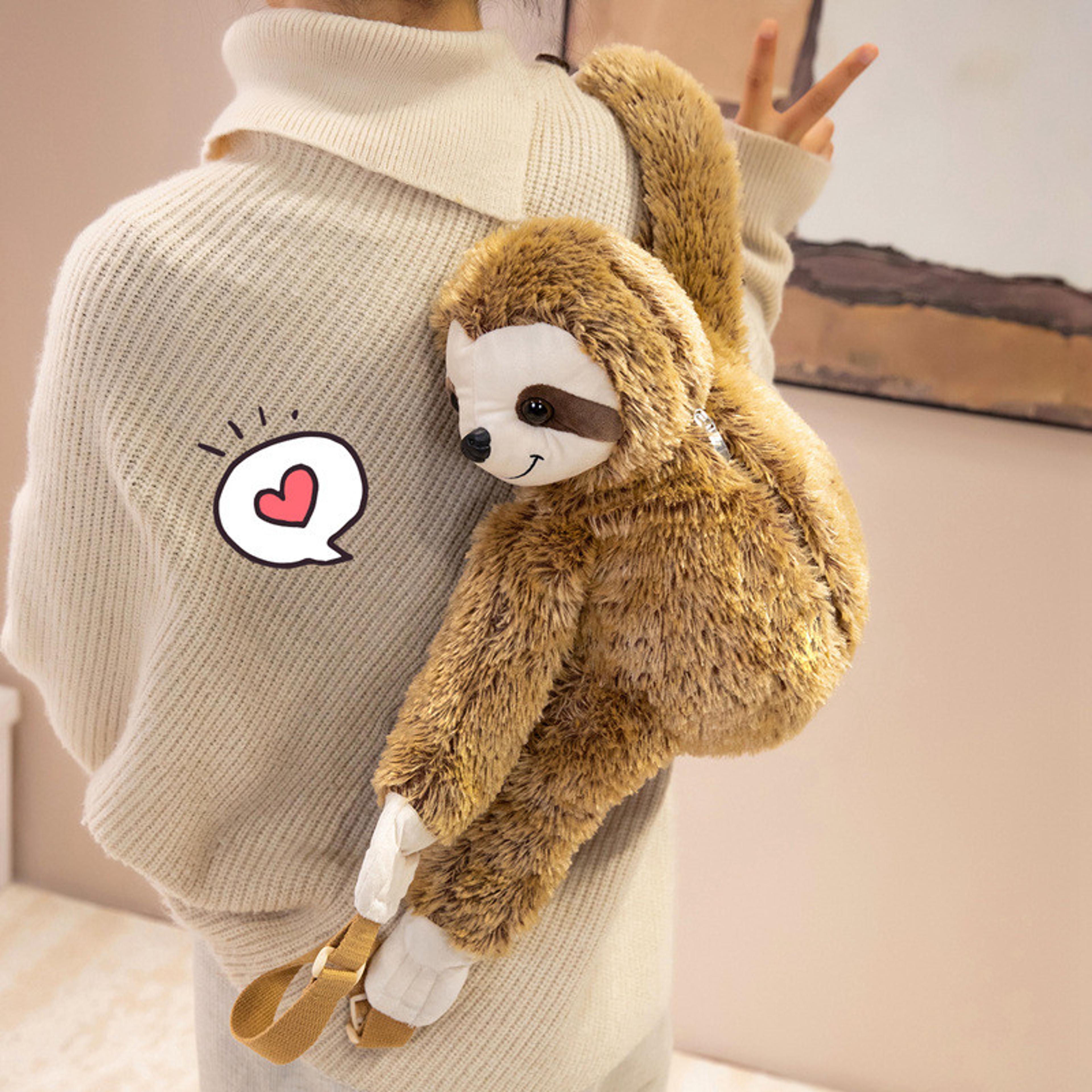 plush animal backpack for kids soft stuffed animal bag cute school travel gift