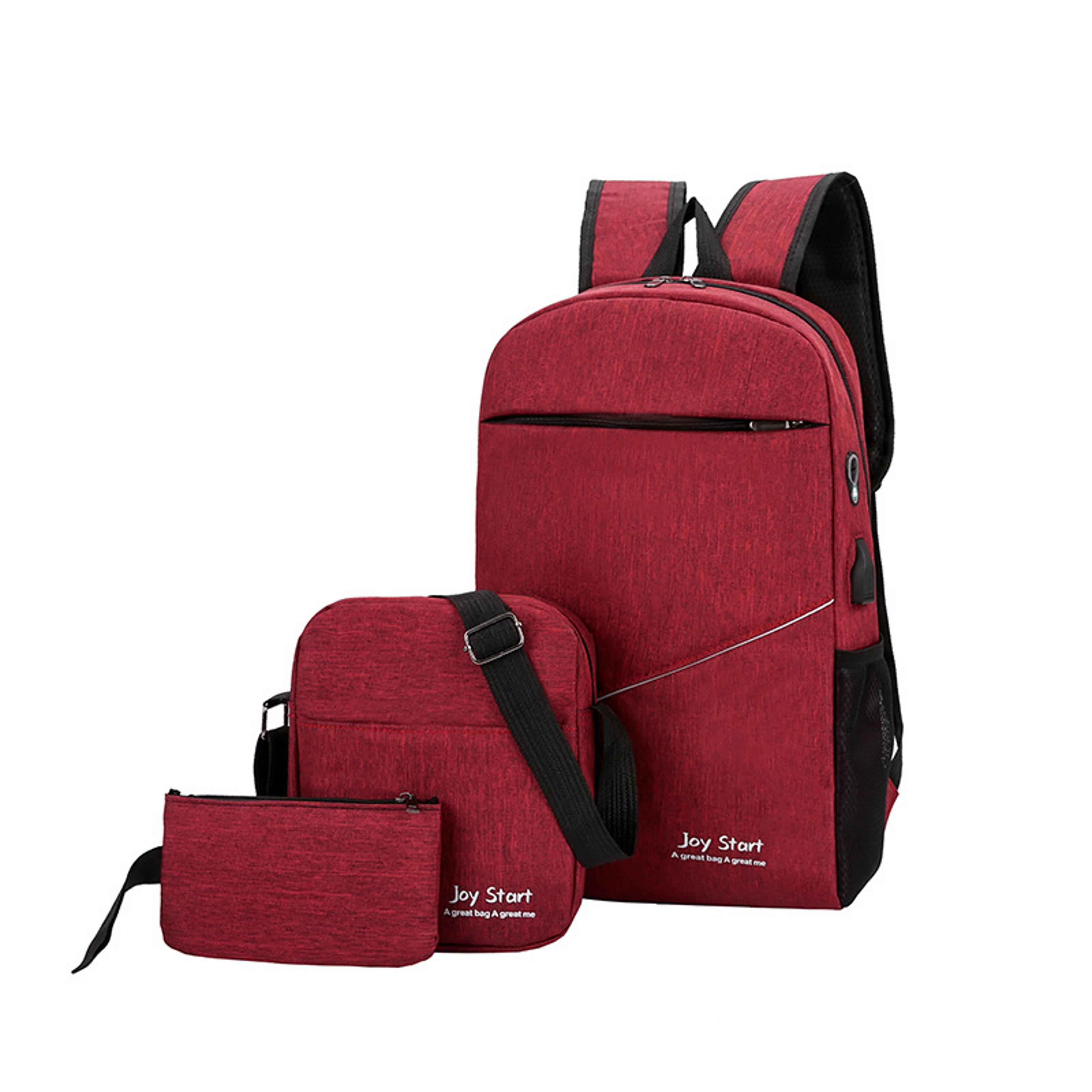 urban voyager laptop backpack set with usb port for travel & work