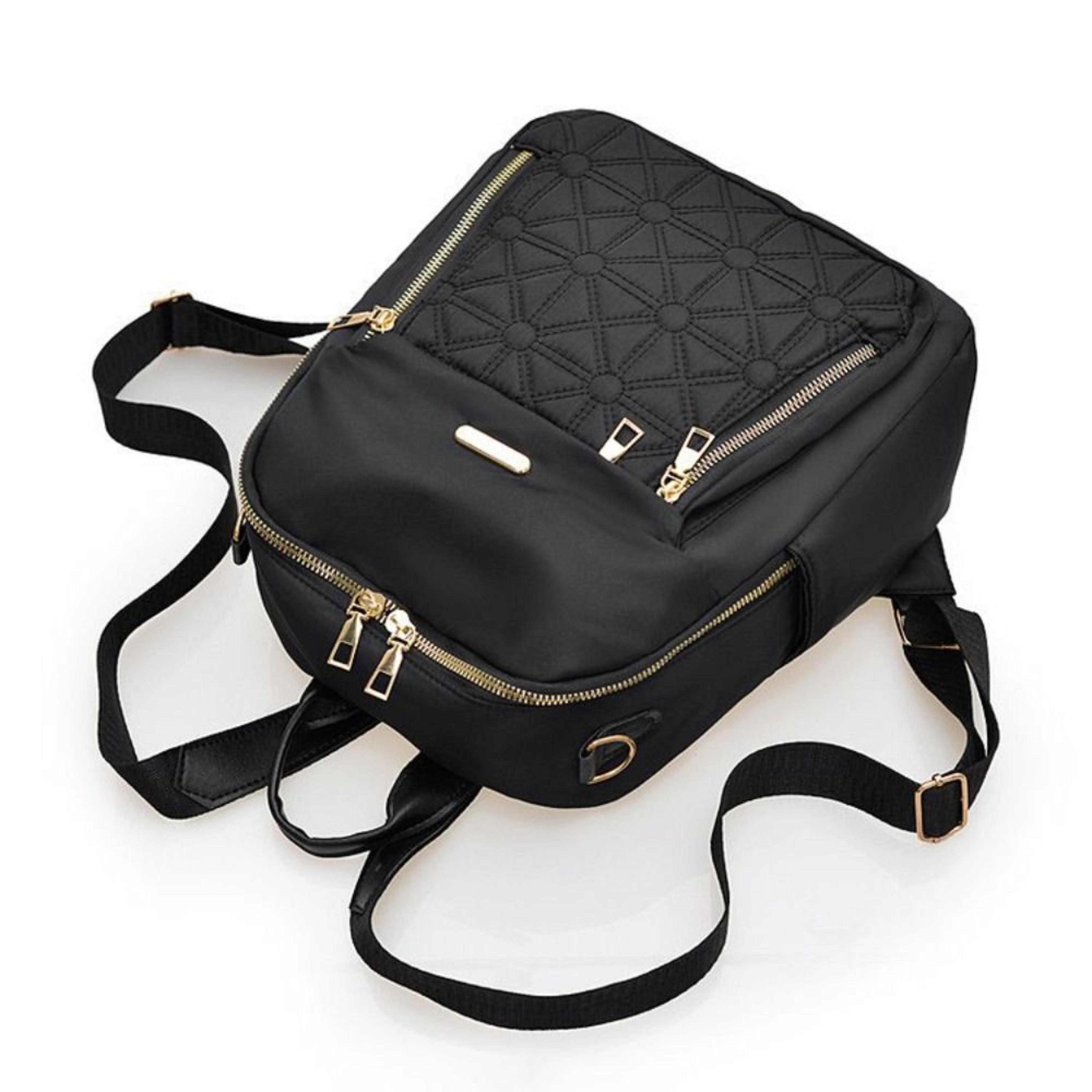 retro oxford cloth backpack for women, back to school backpack, korean style mini travel daypack