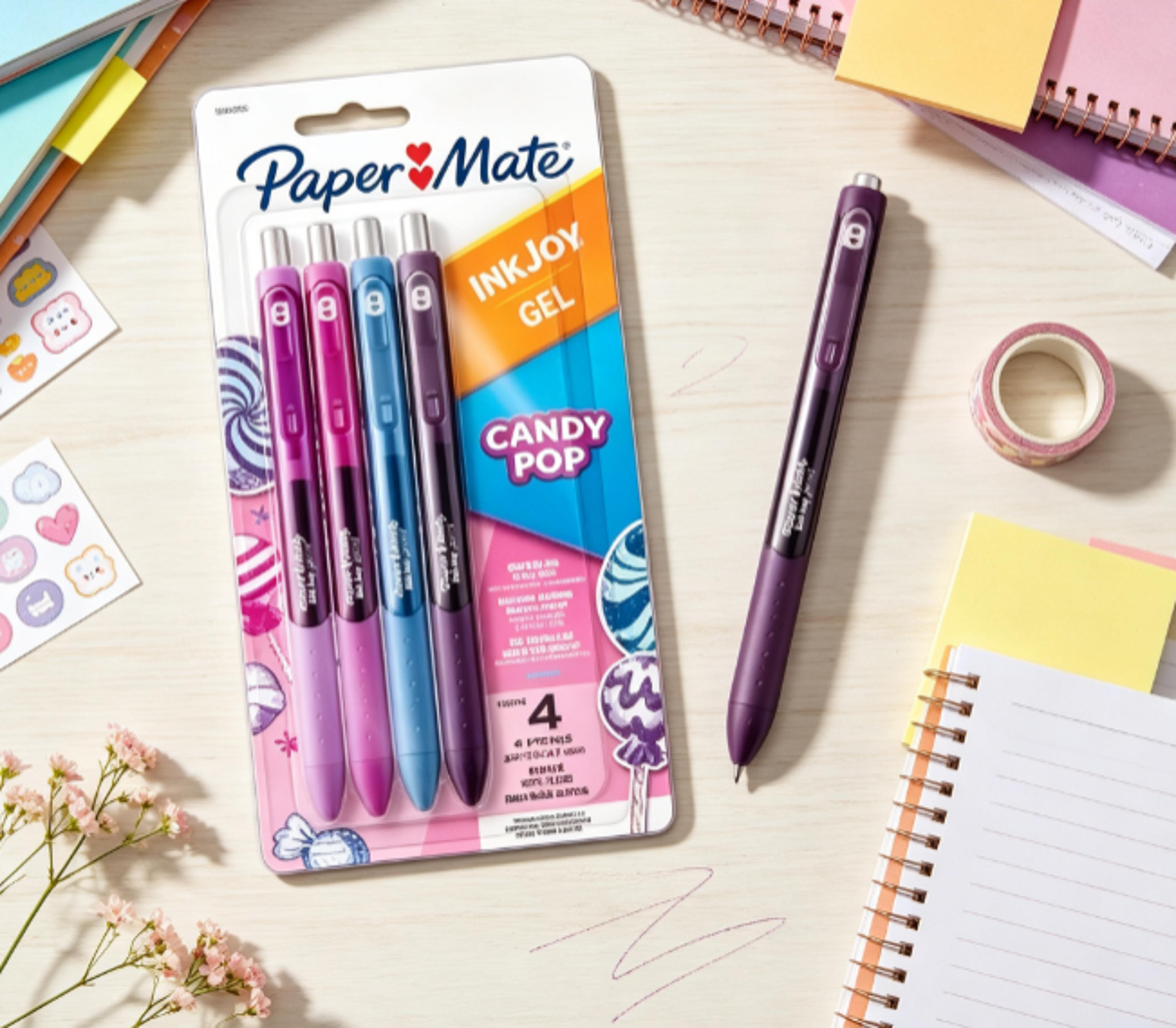 paper mate gel pens candy pop with back to school backpack smooth writing retractable pens