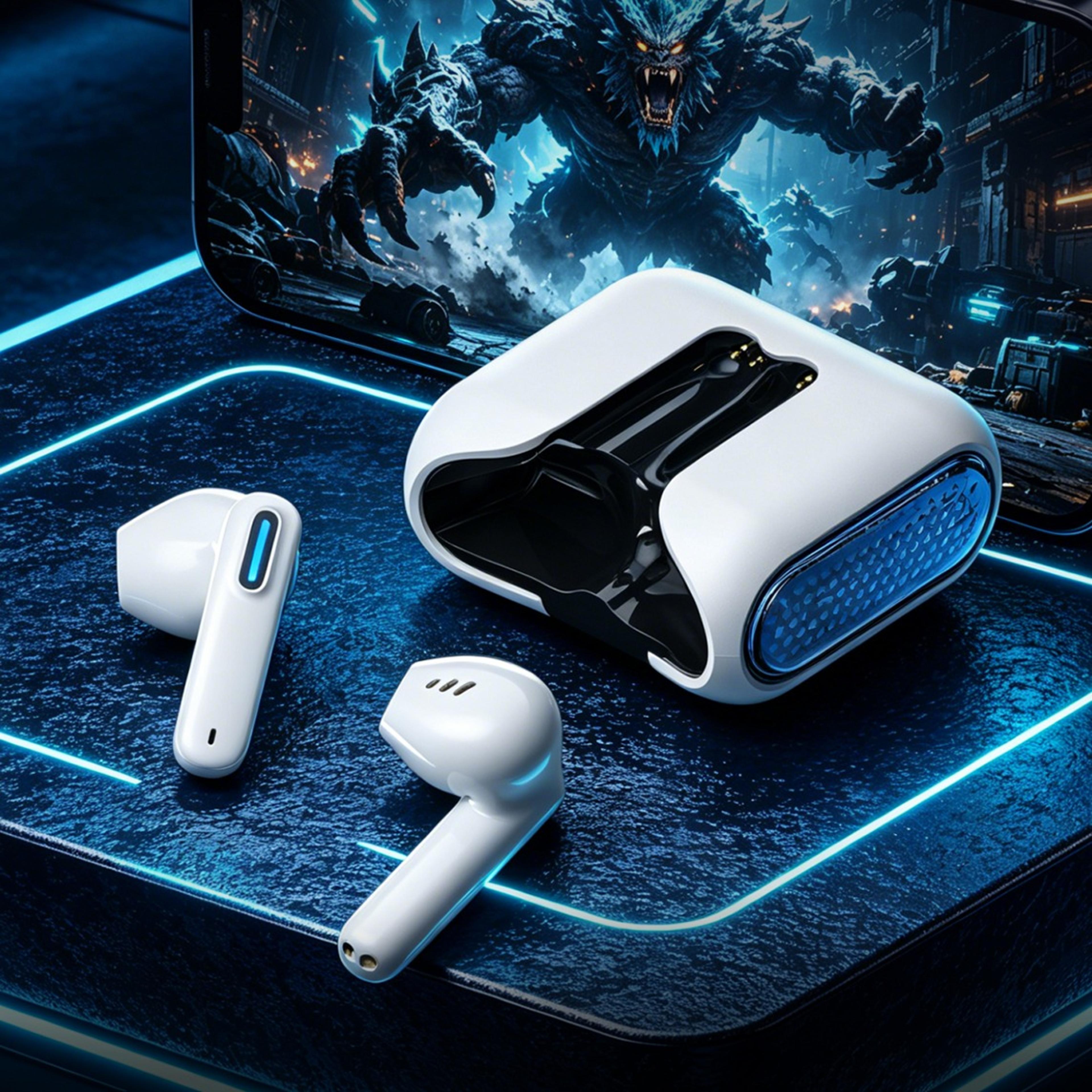 wireless earbuds with bluetooth , hifi deep bass & low latency gaming audio