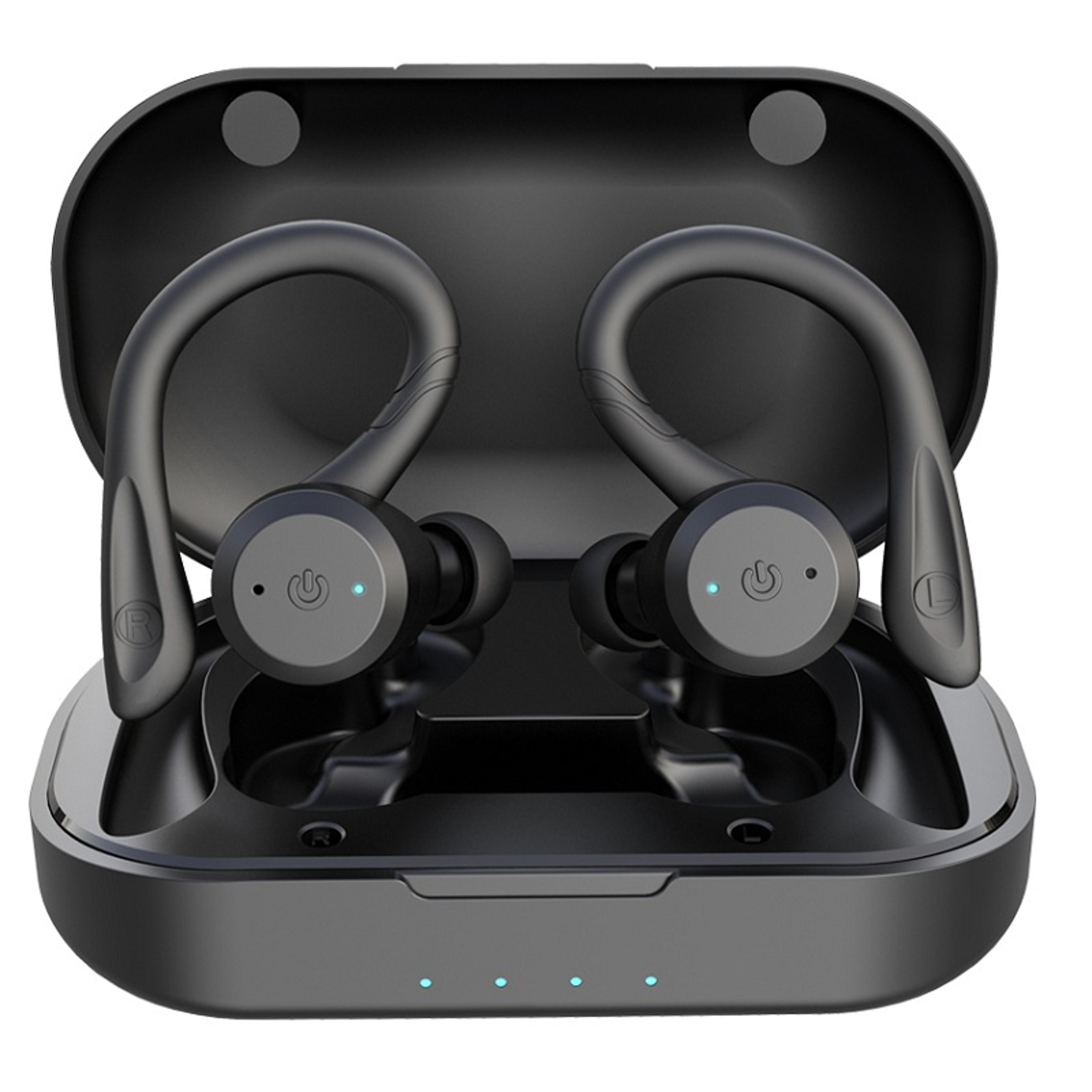 aqua beat waterproof bluetooth earbuds with playtime sports wireless headset