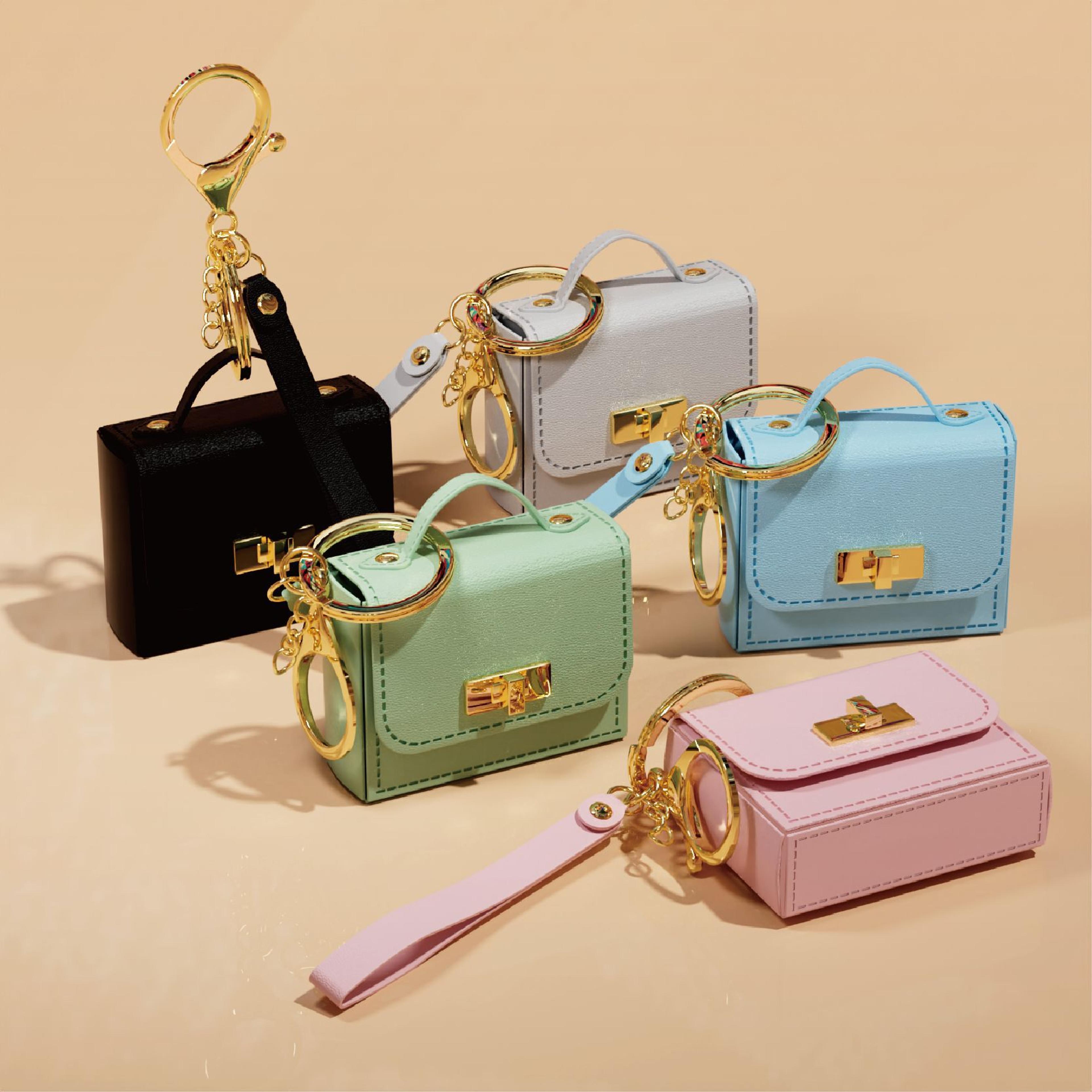 kawaii mini bag charm cute keychain colorful purse accessory for women