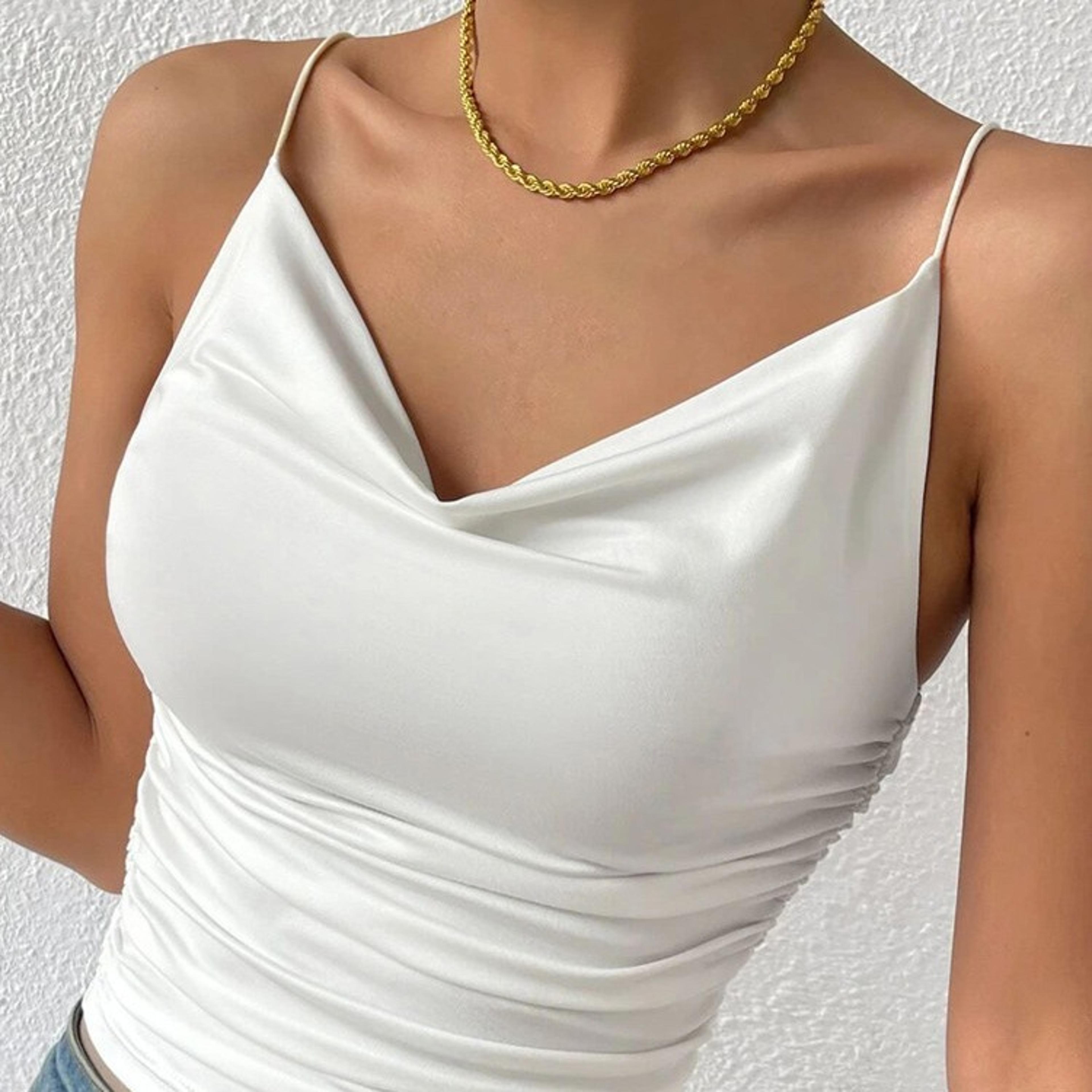 fairyshely off shoulder crop top for women sleeveless v neck summer club cami