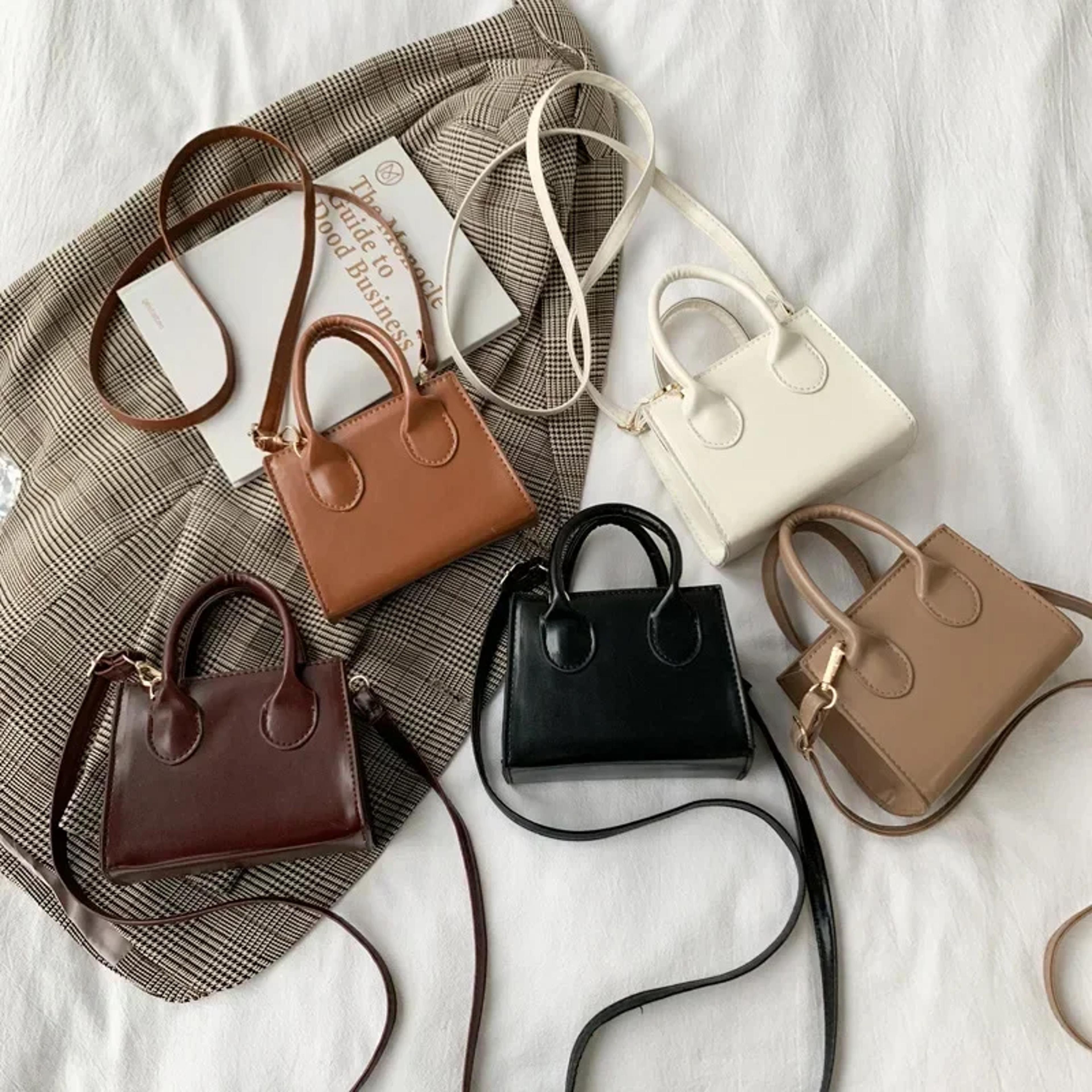 retro mini square shoulder bag for women small crossbody purse fashion handbag