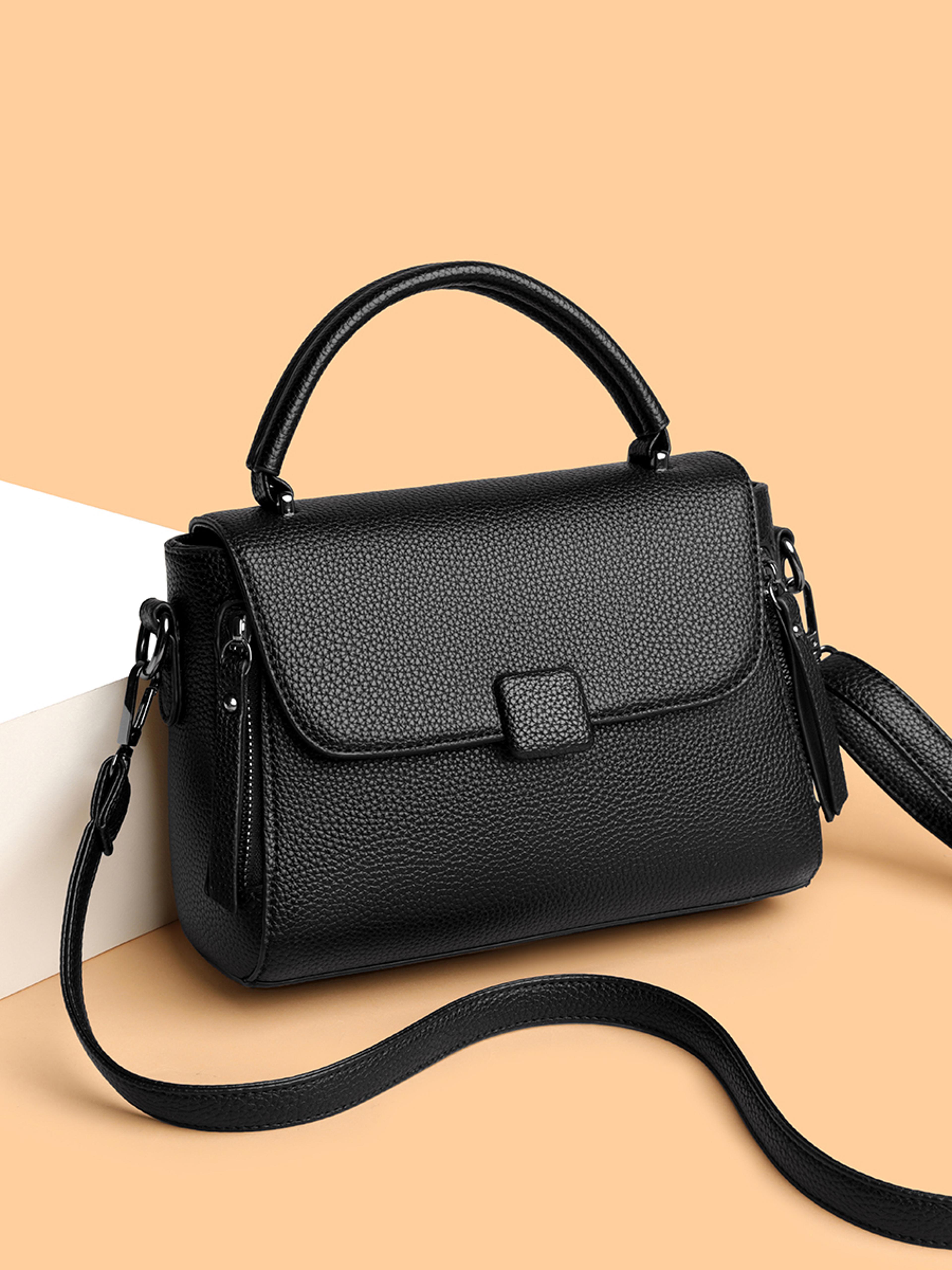 elegant women's saddle bag fashionable crossbody handbag small shoulder purse
