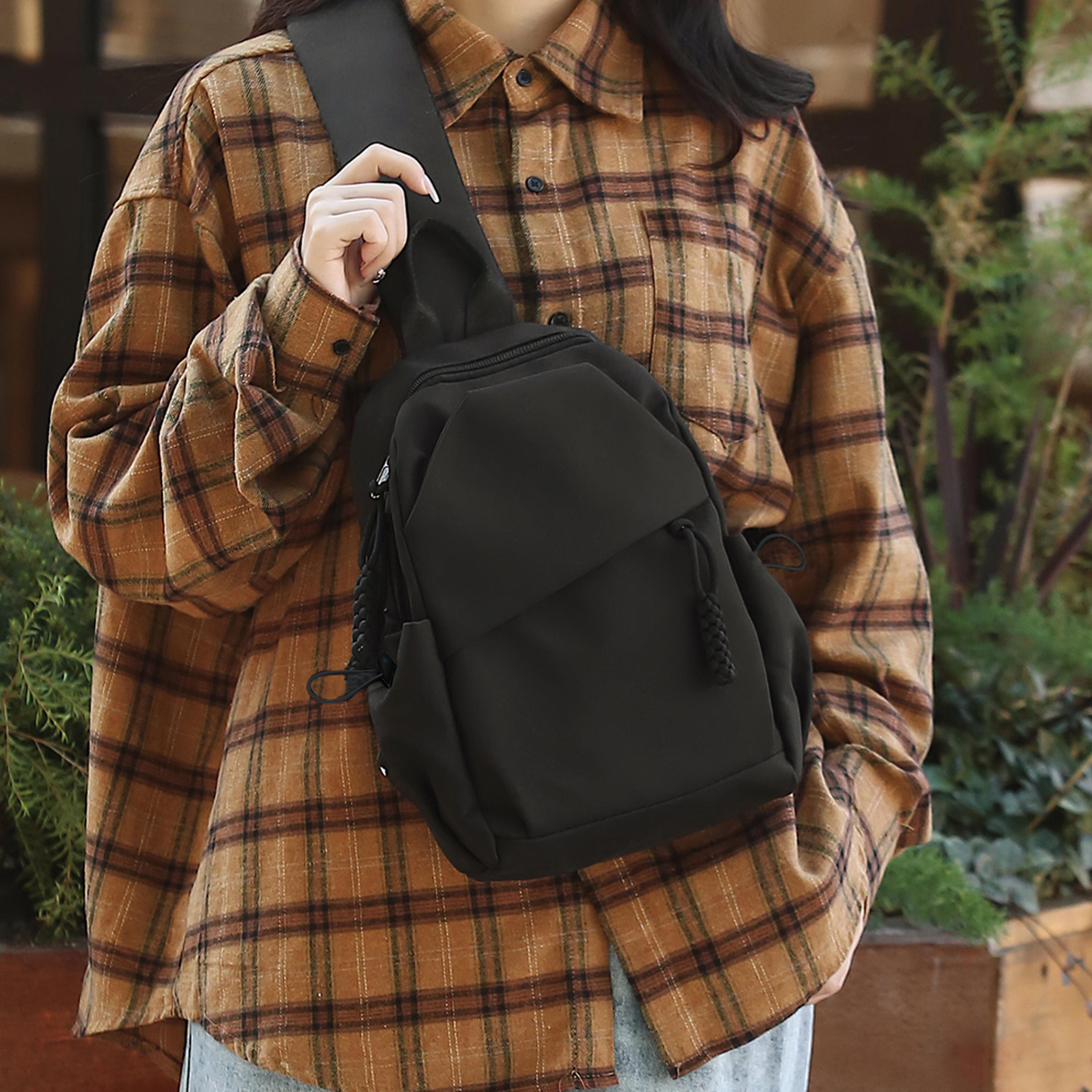 lightweight crossbody chest bag large capacity sling bag for travel cycling and outdoor sports