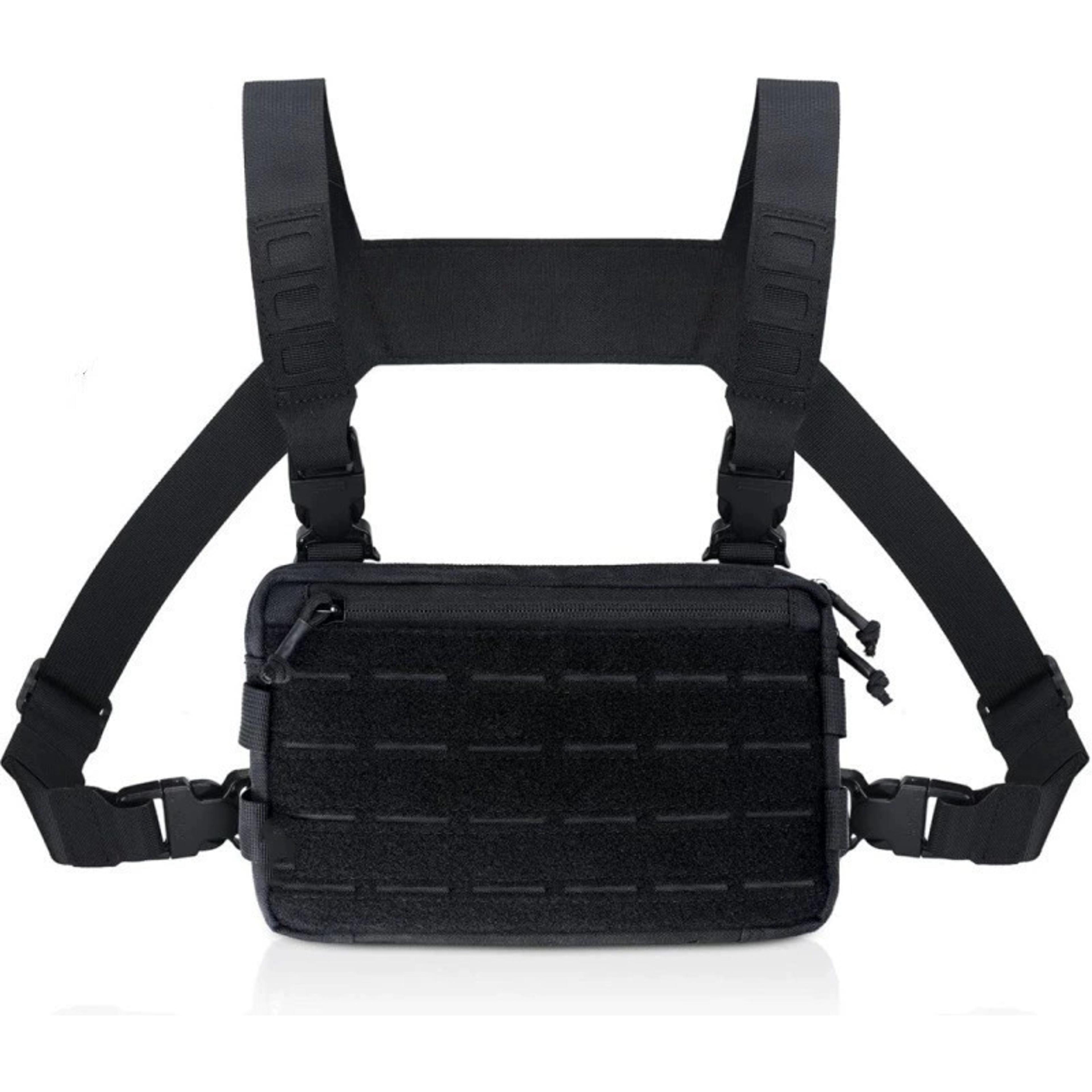 nylon men chest bag multi pocket edc travel backpack for outdoor adventure