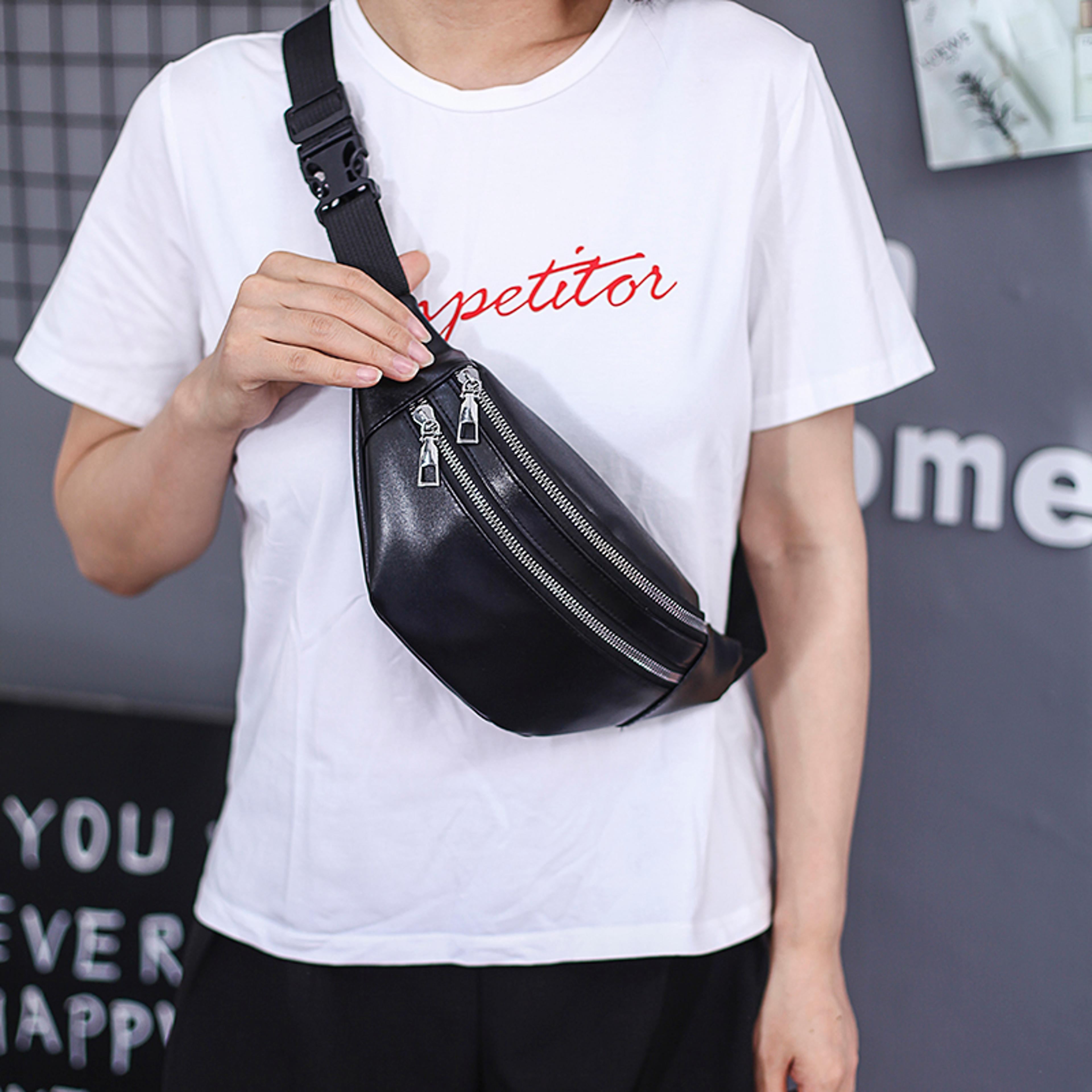 waterproof fanny pack women casual crossbody waist bag for travel sport and daily use