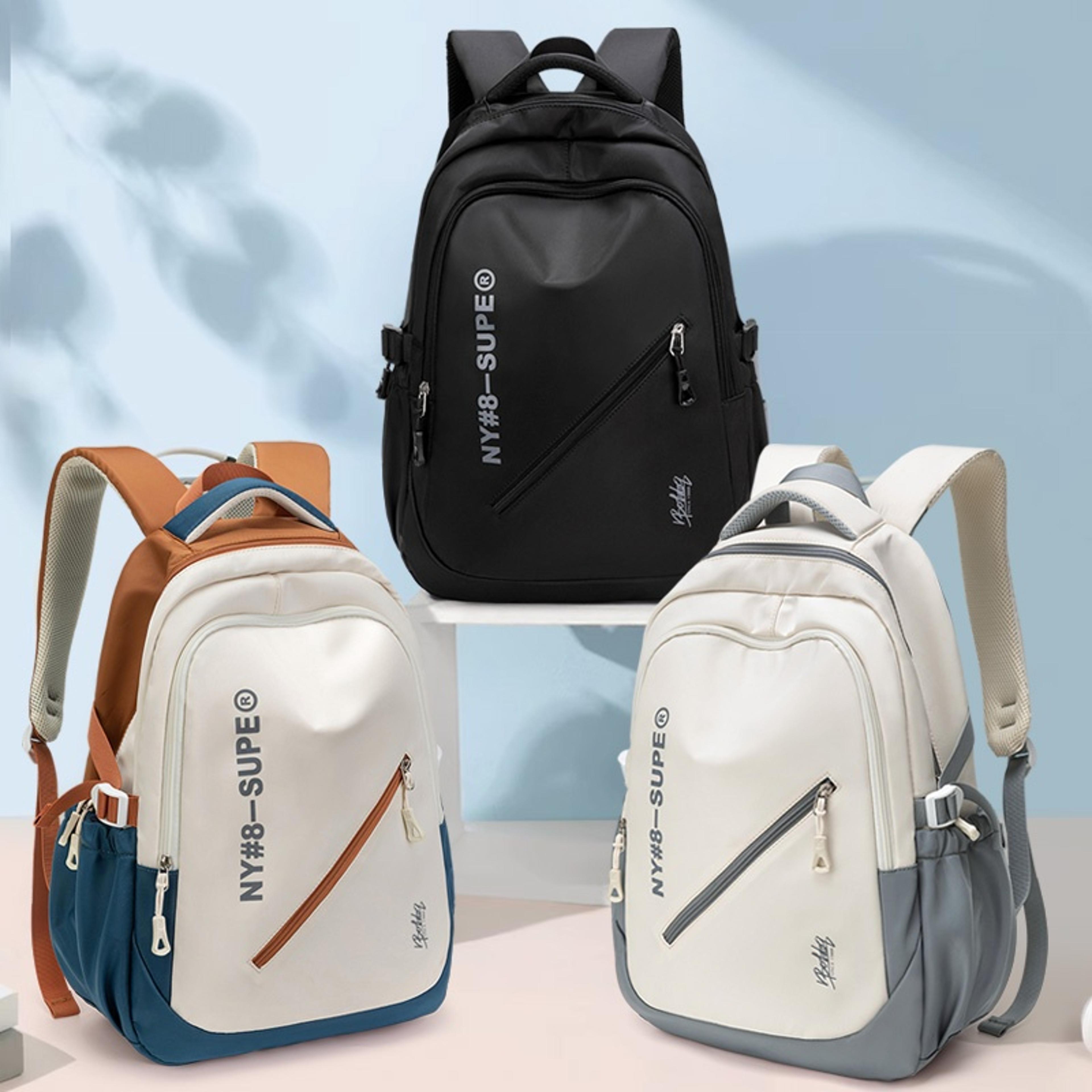 large capacity canvas travel backpack lightweight waterproof laptop backpack