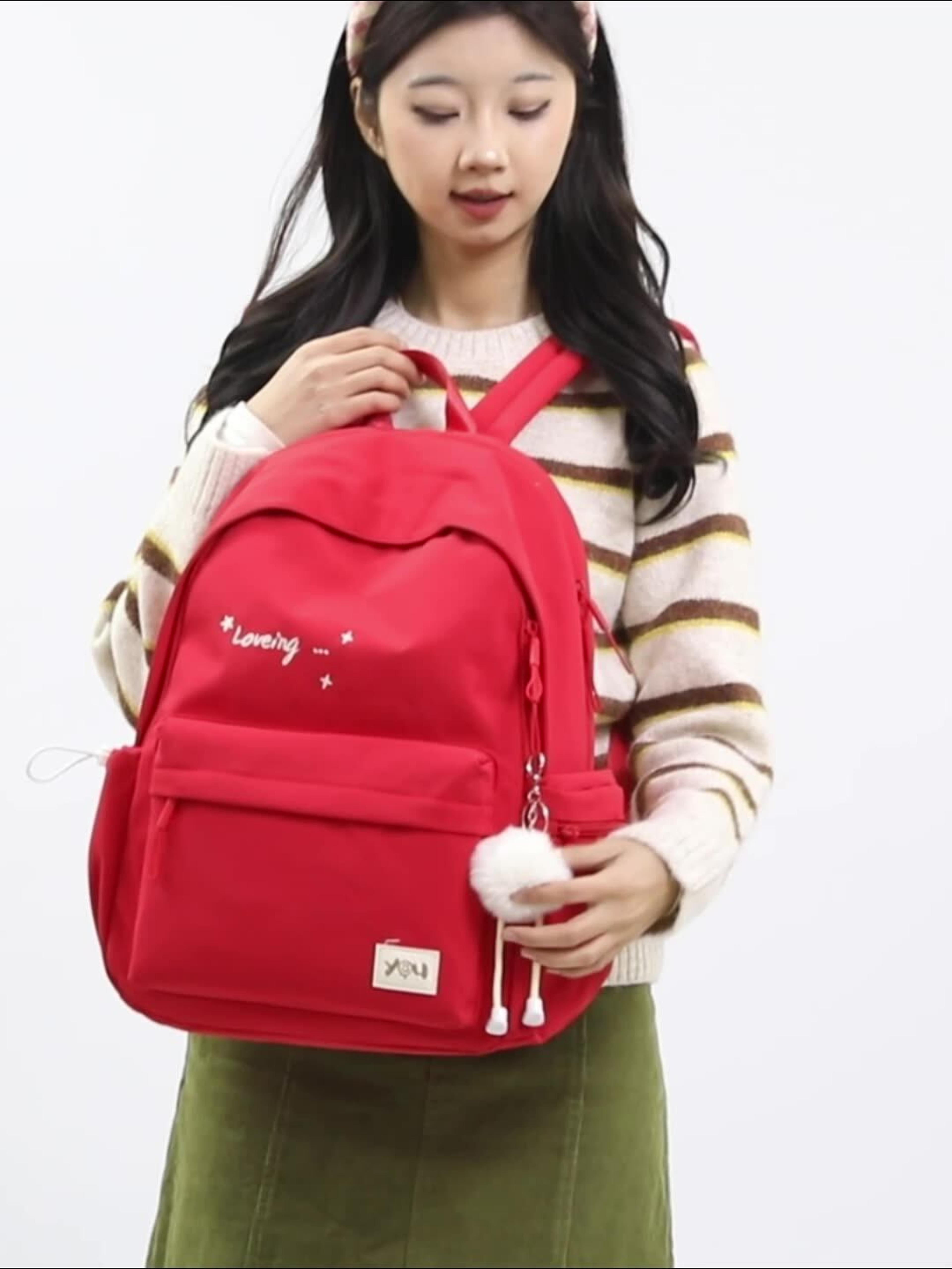 fashion waterproof laptop backpack large capacity school travel bag for women men