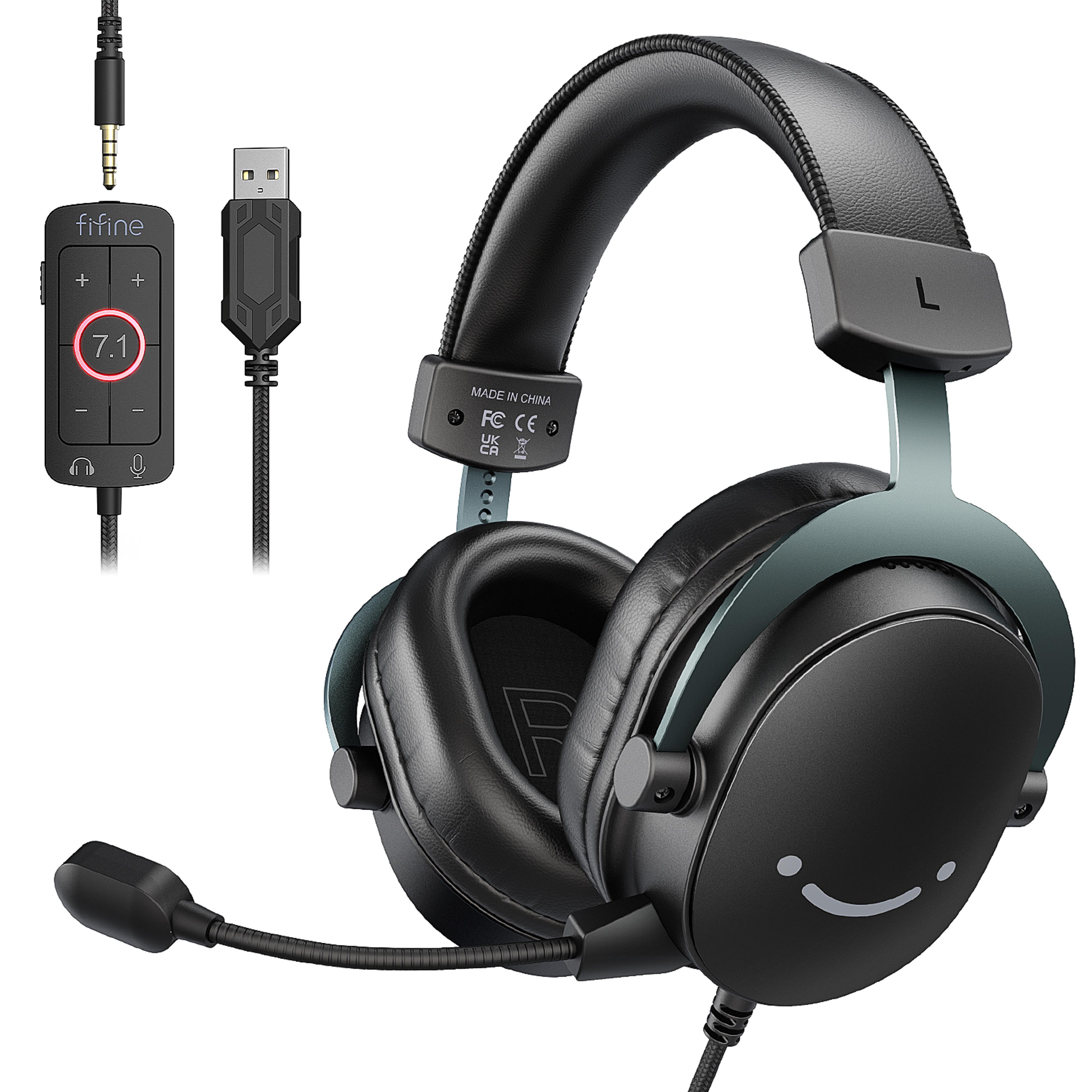 gaming headset with surround sound usb and connection