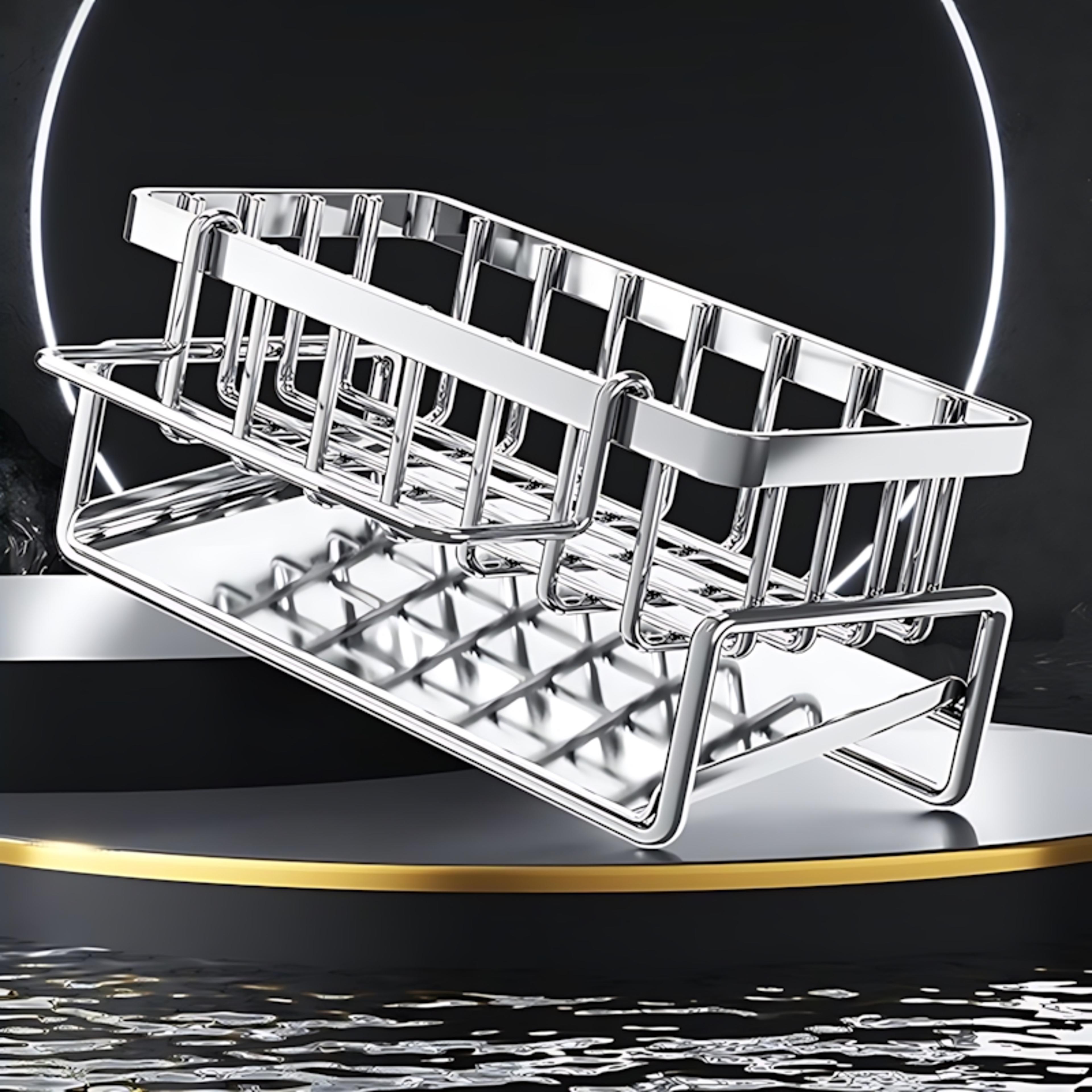 large capacity stainless steel sink rack dish drying rack kitchen sink organizer