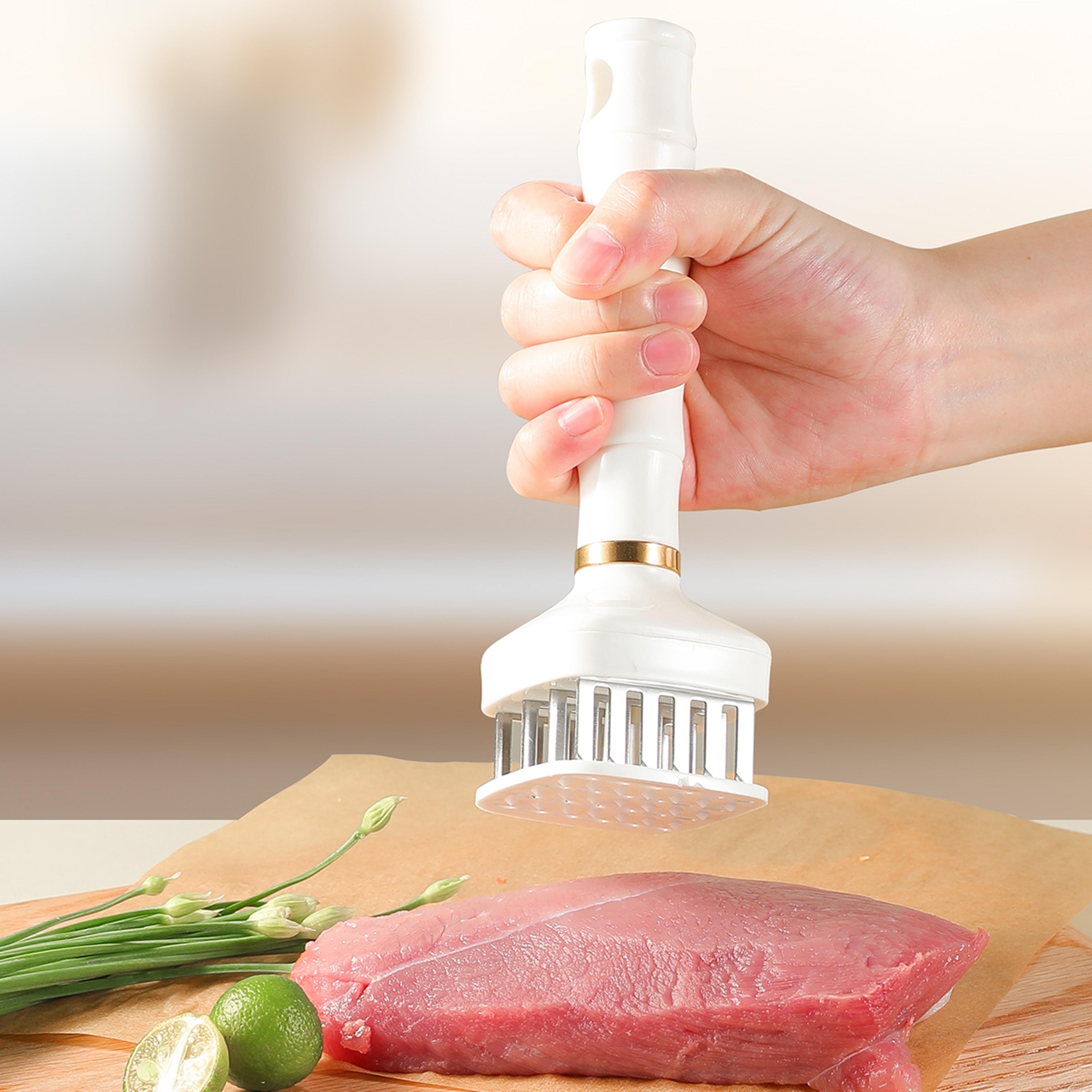 stainless steel meat tenderizer tool for steak pork chop quick tenderizing