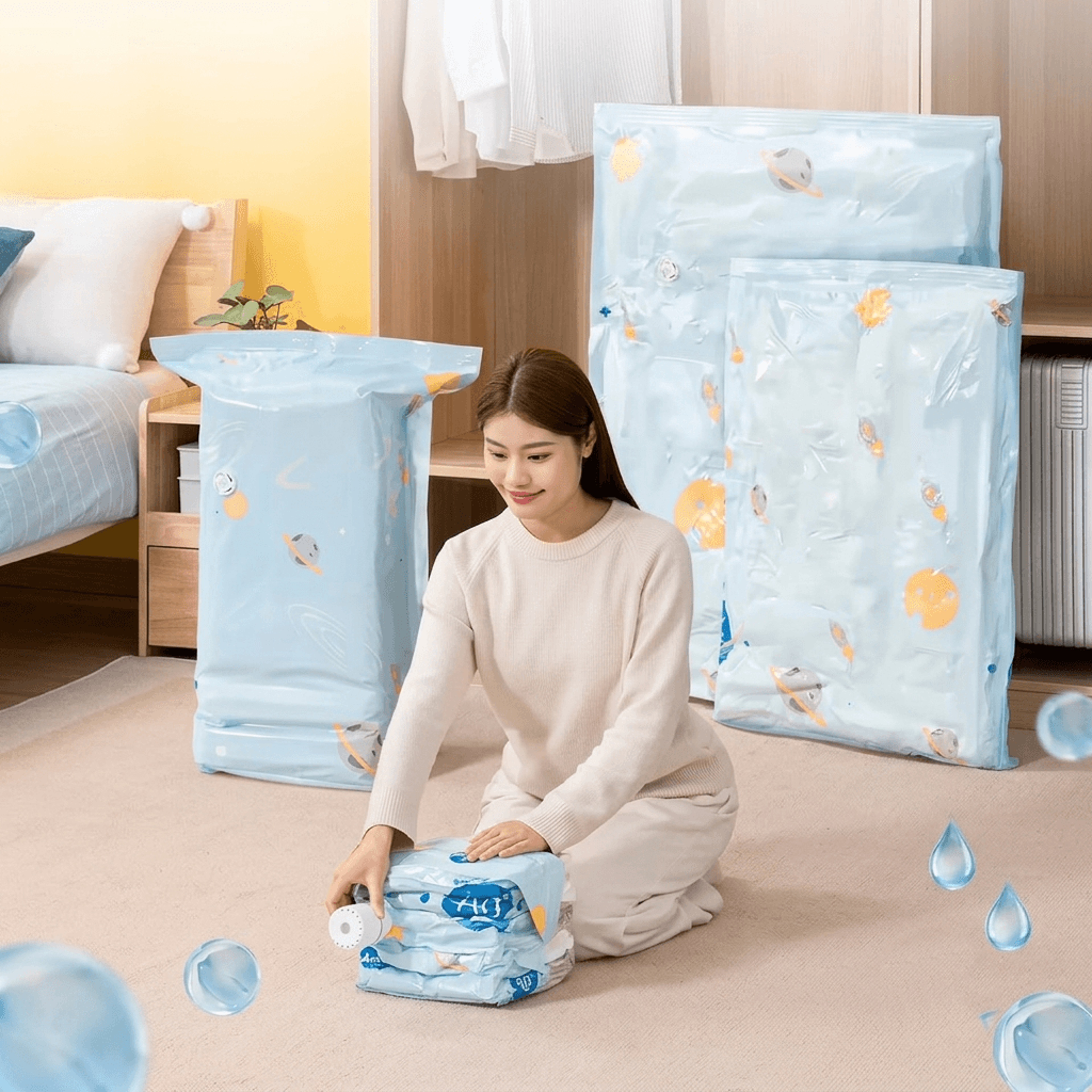 vacuum storage bags large capacity space saver bags for clothes quilts and luggage organizations