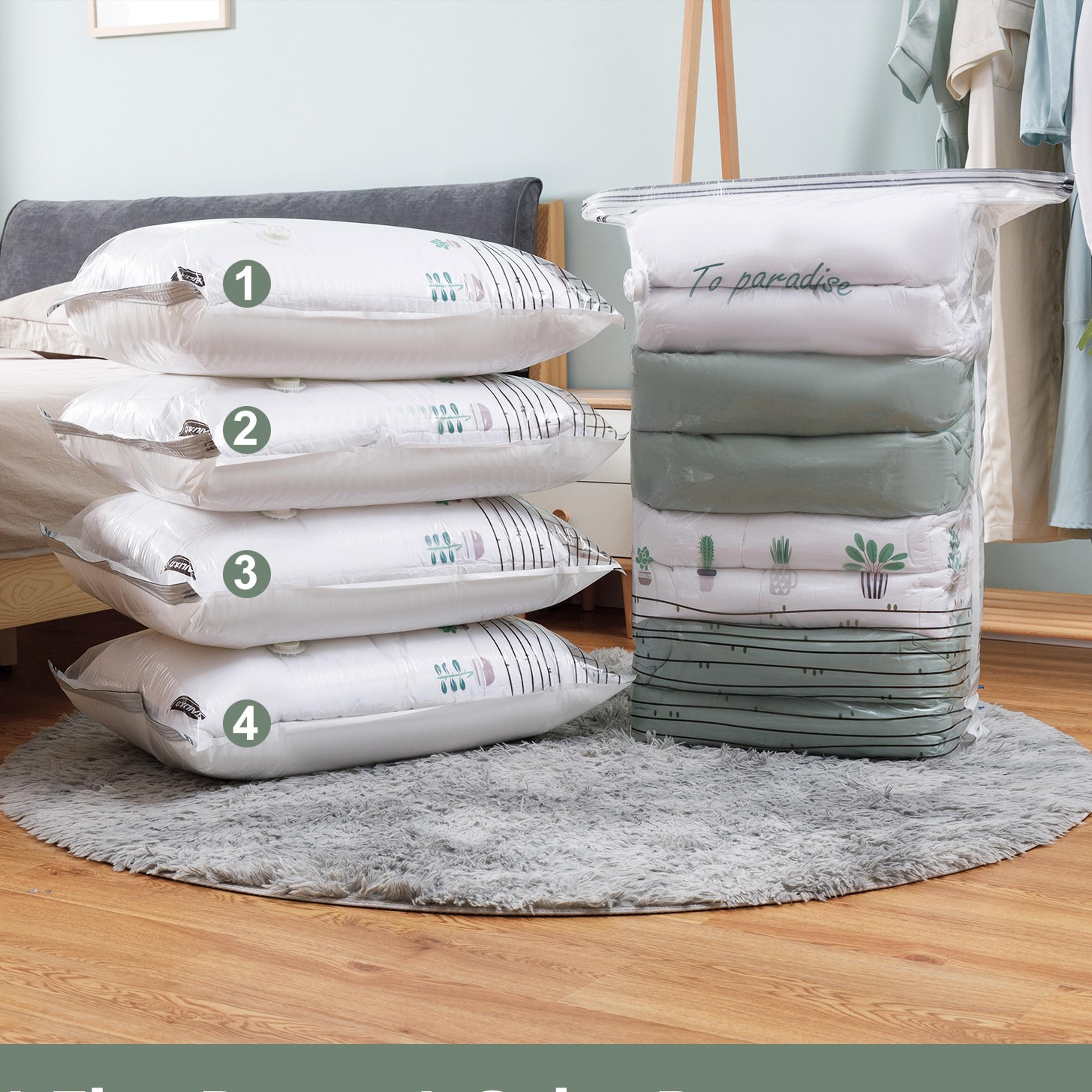 cube vacuum storage bags large space saving bags for clothes blankets comforters