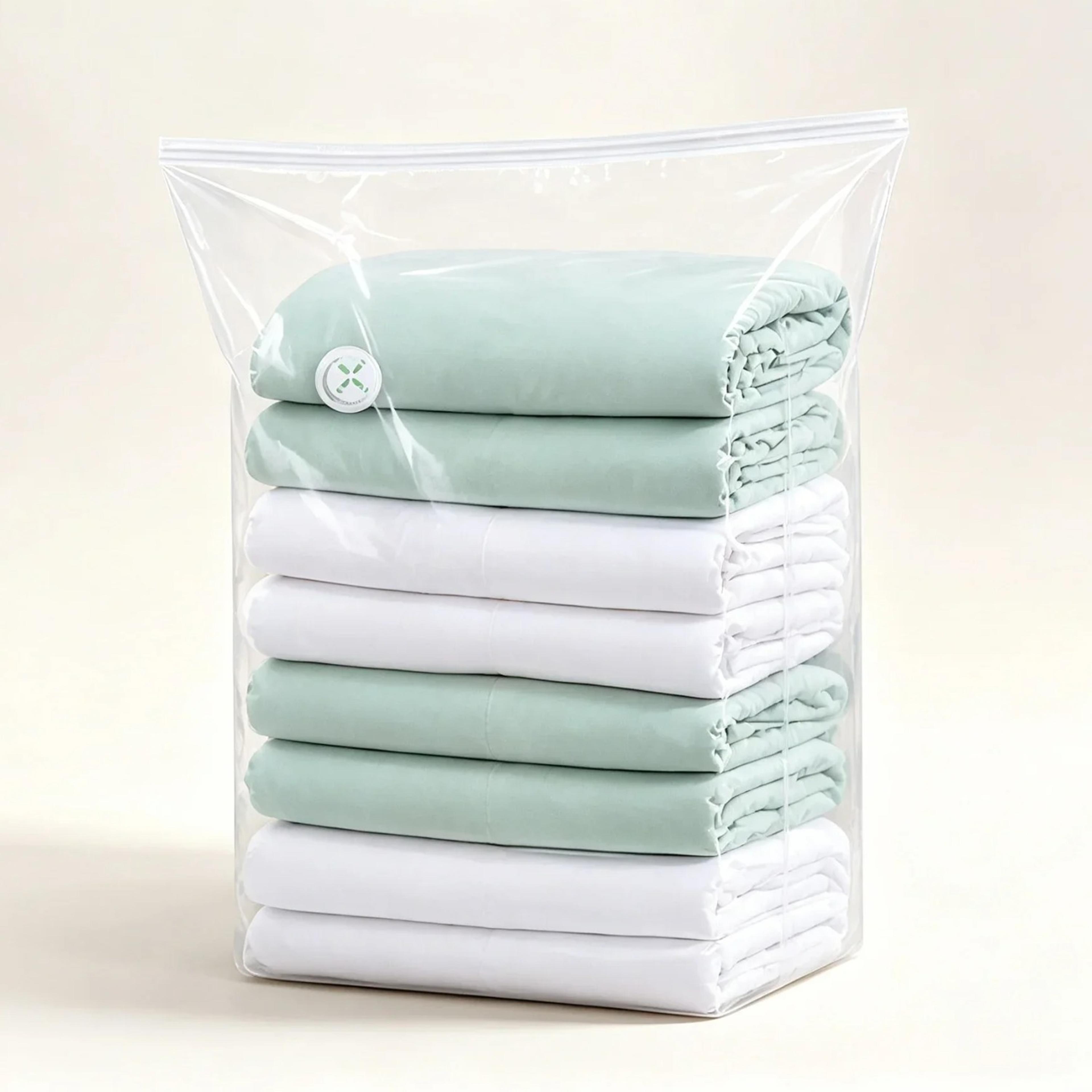 reusable vacuum storage bags space saver compression bags for clothes blankets travel