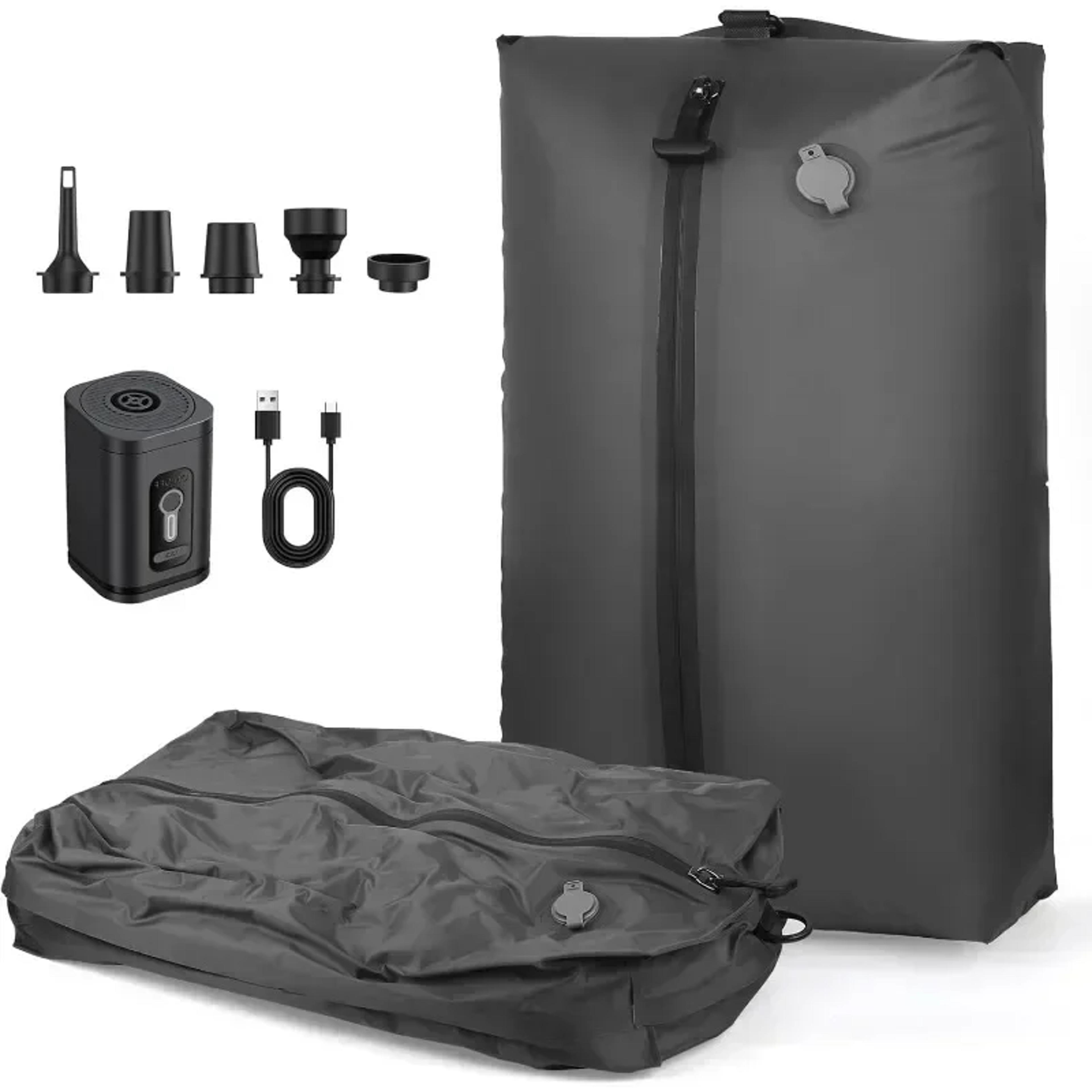 vacuum compression bag with air pump portable travel storage organizer