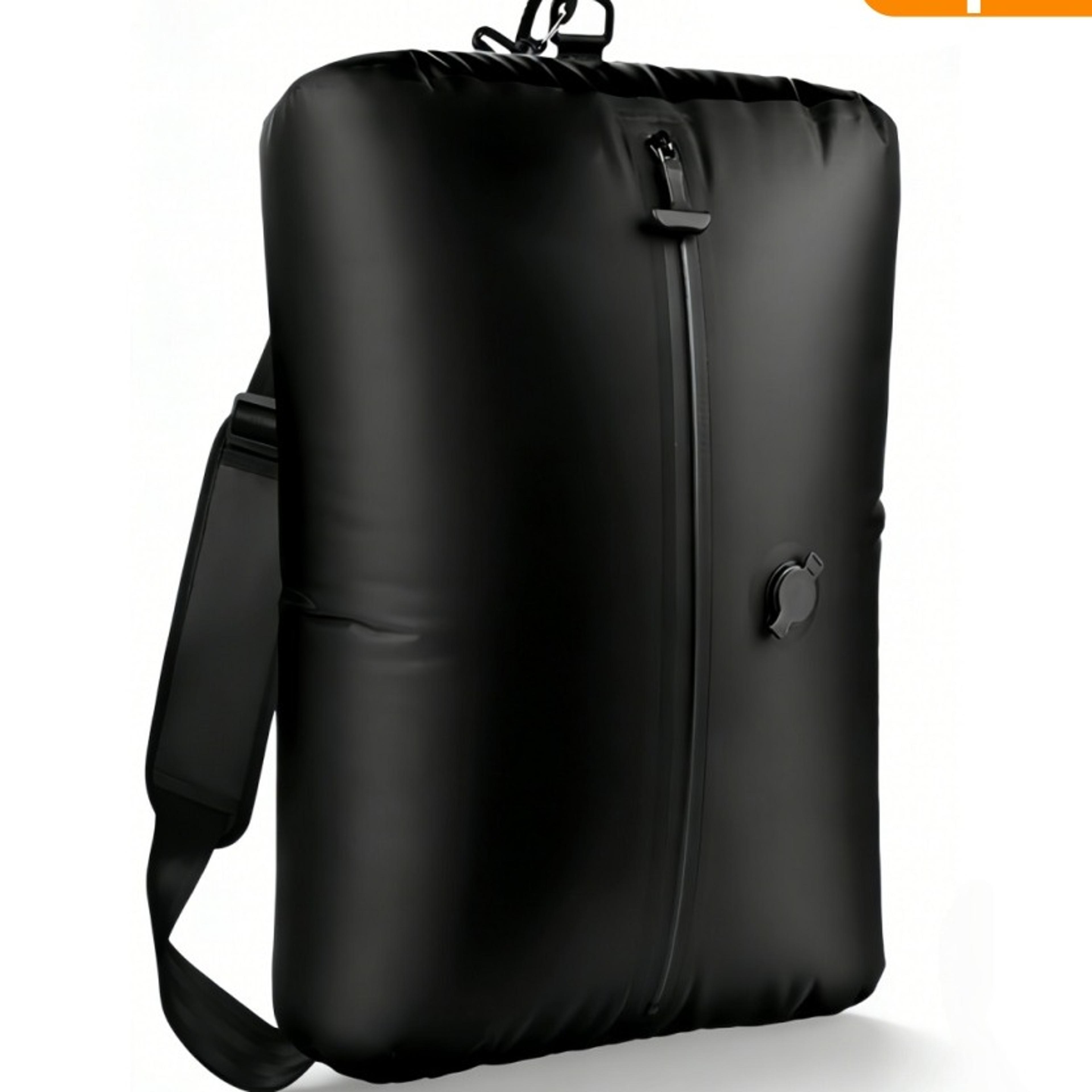 vacuum compression backpack with air pump for travel and storage