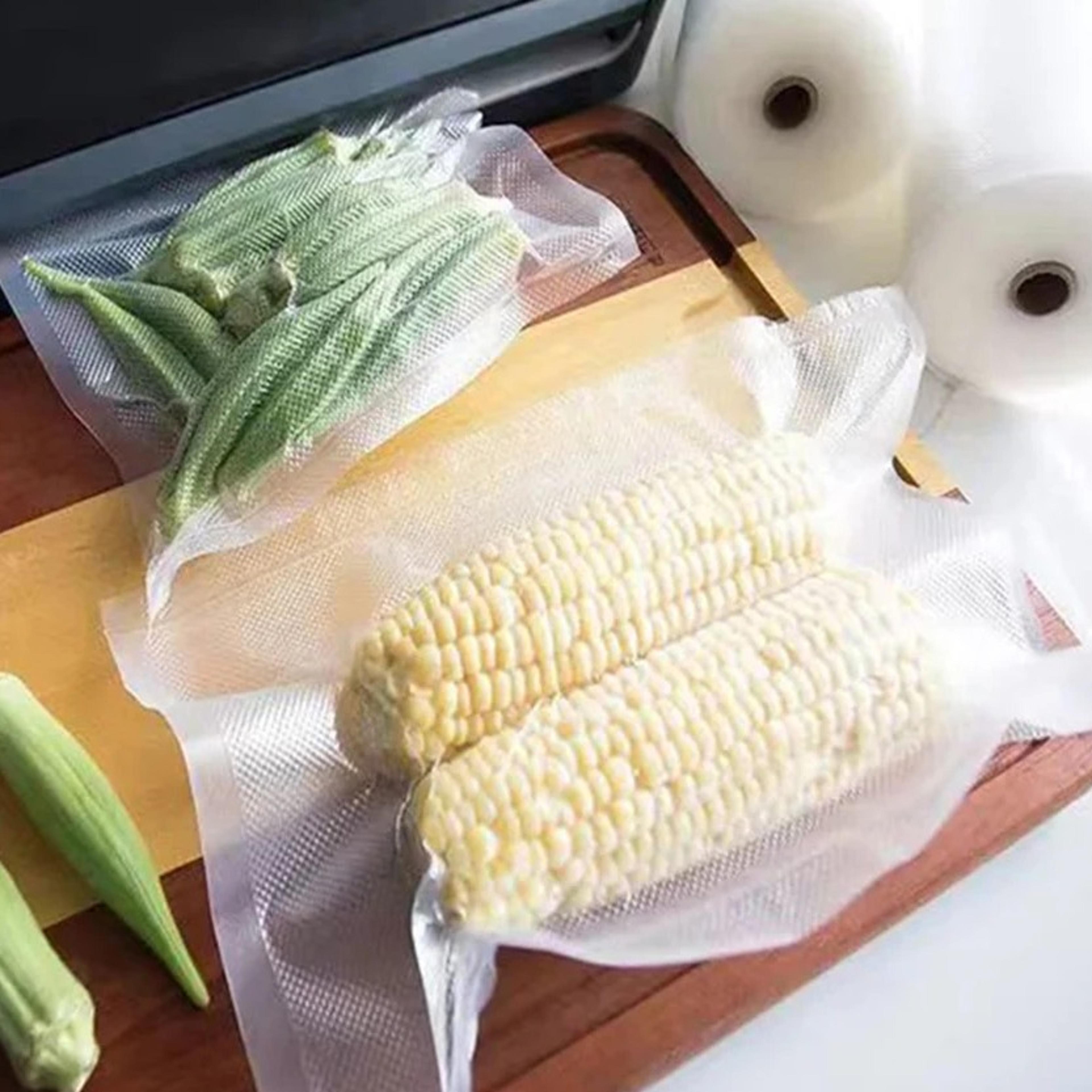 textured vacuum sealer bags roll food storage bags for fresh food preservation