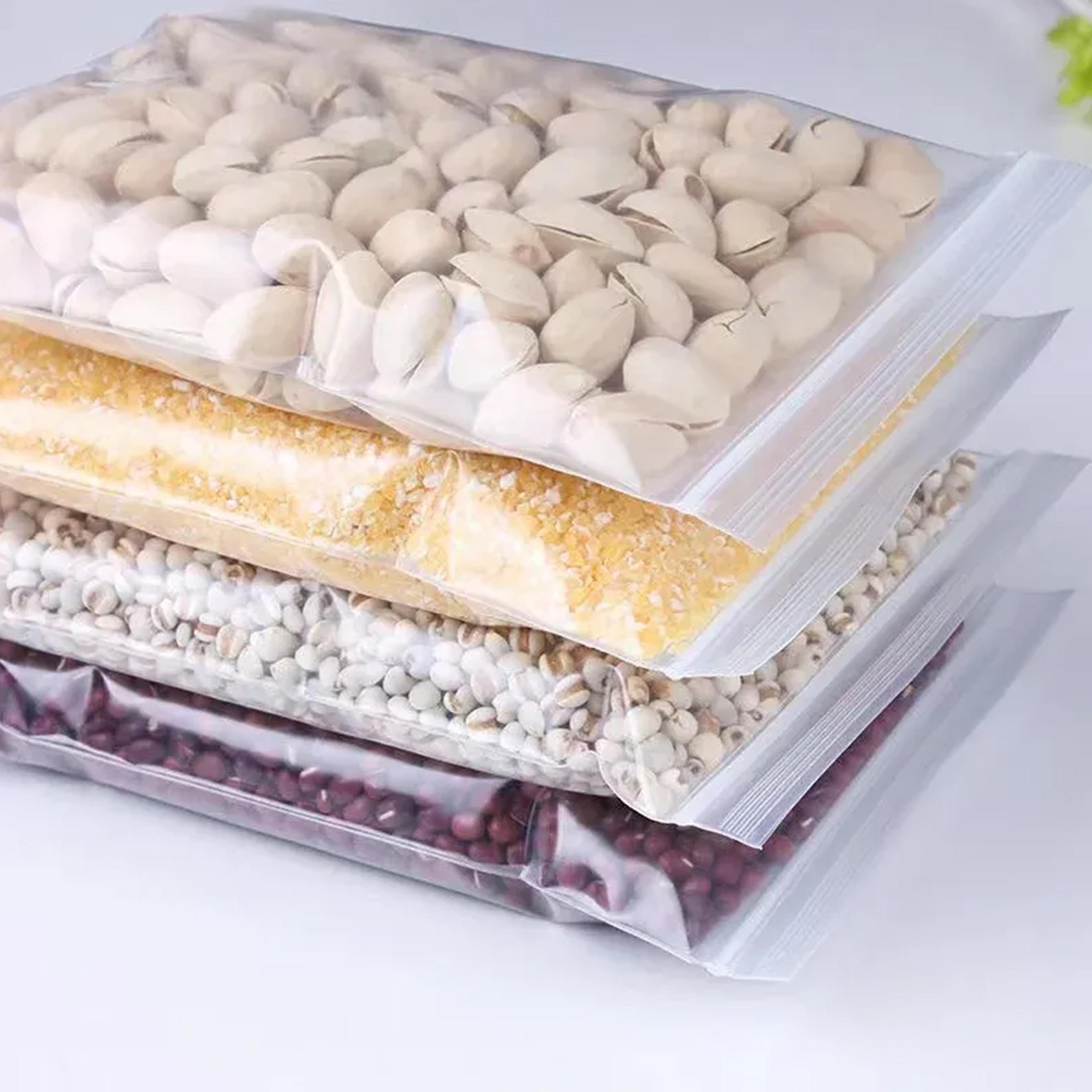 thick clear ziplock storage bags for jewelry food and small item packaging