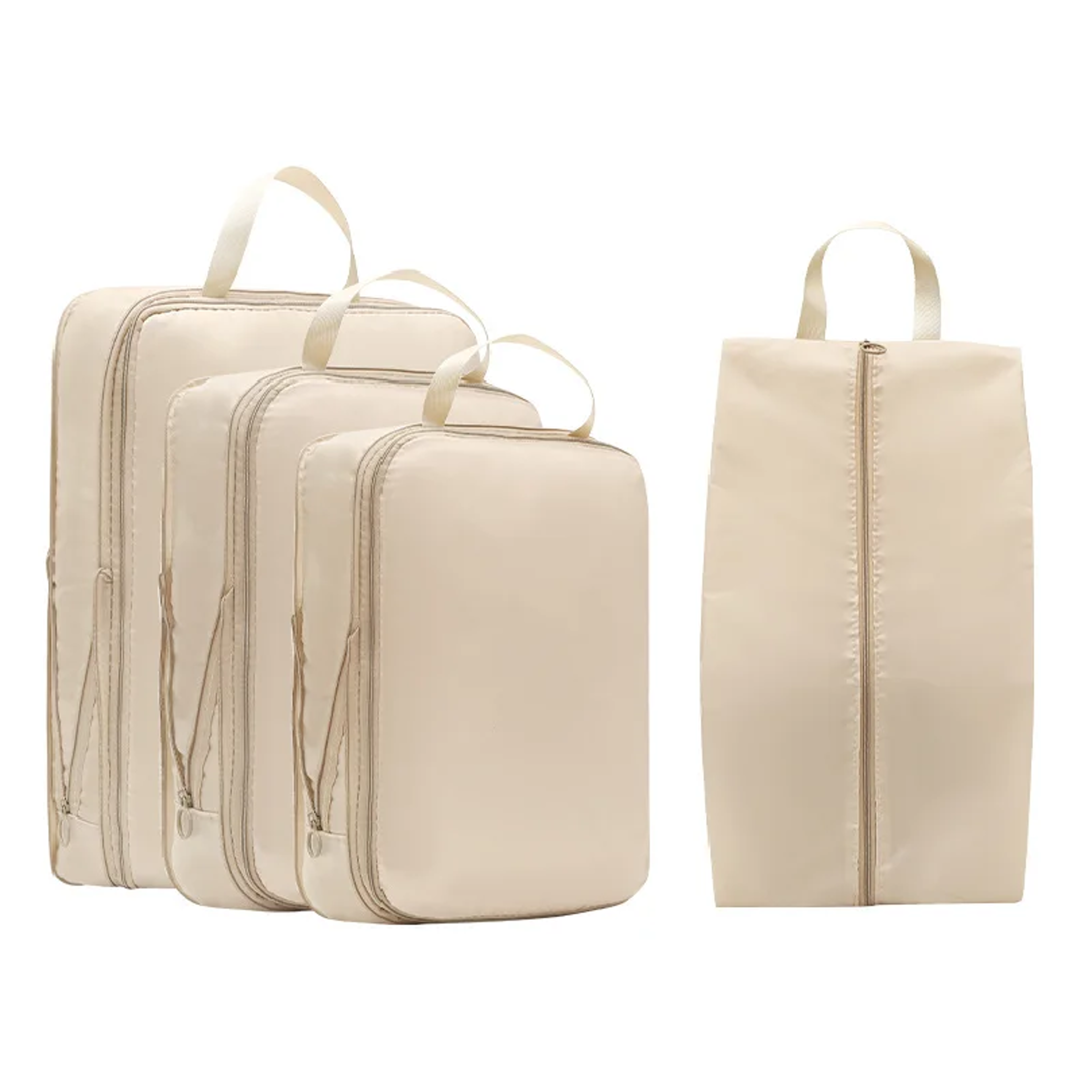 compression packing cubes travel organizers waterproof suitcase storage bags
