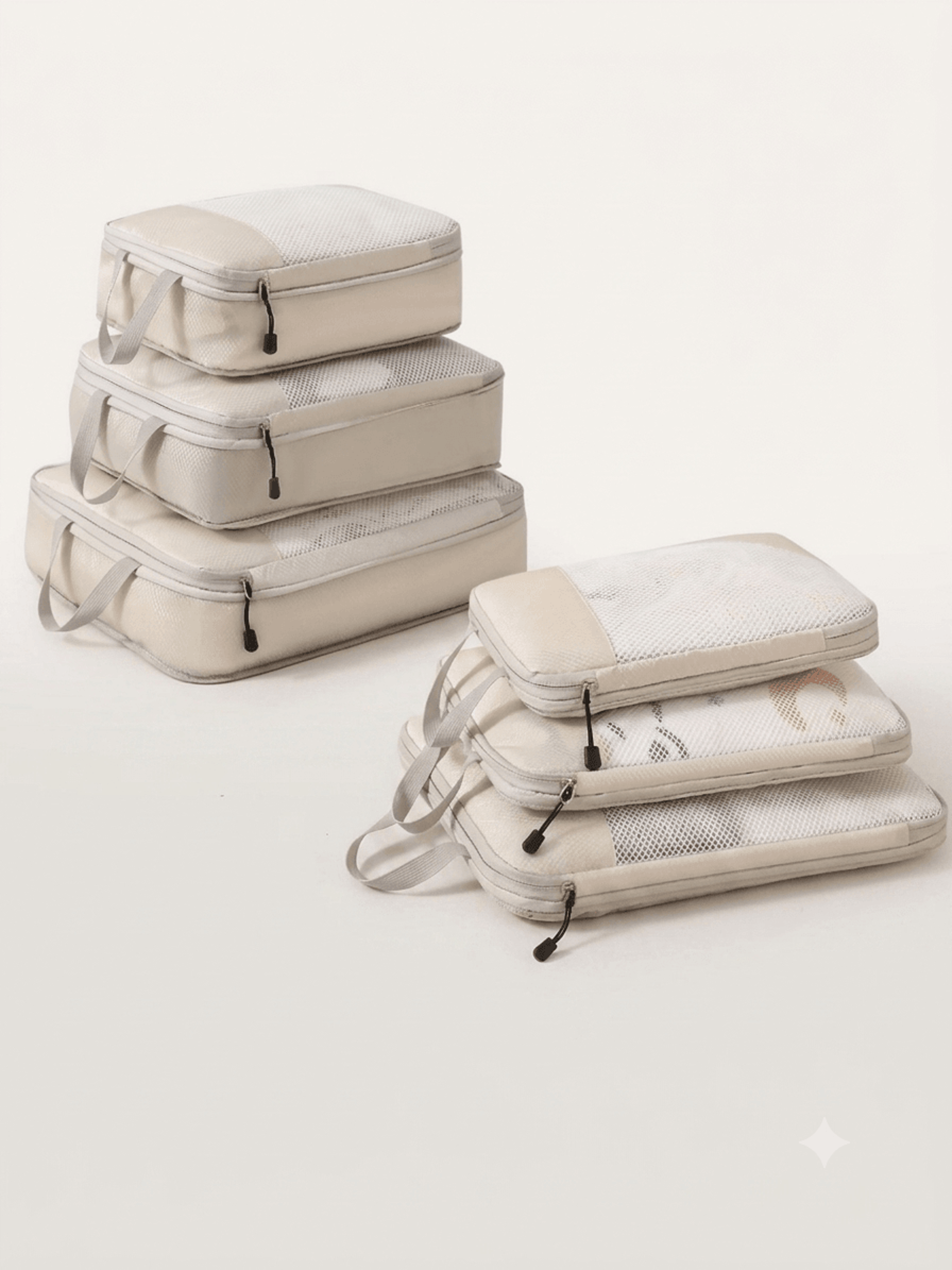compression packing cubes for travel waterproof suitcase organizer bag