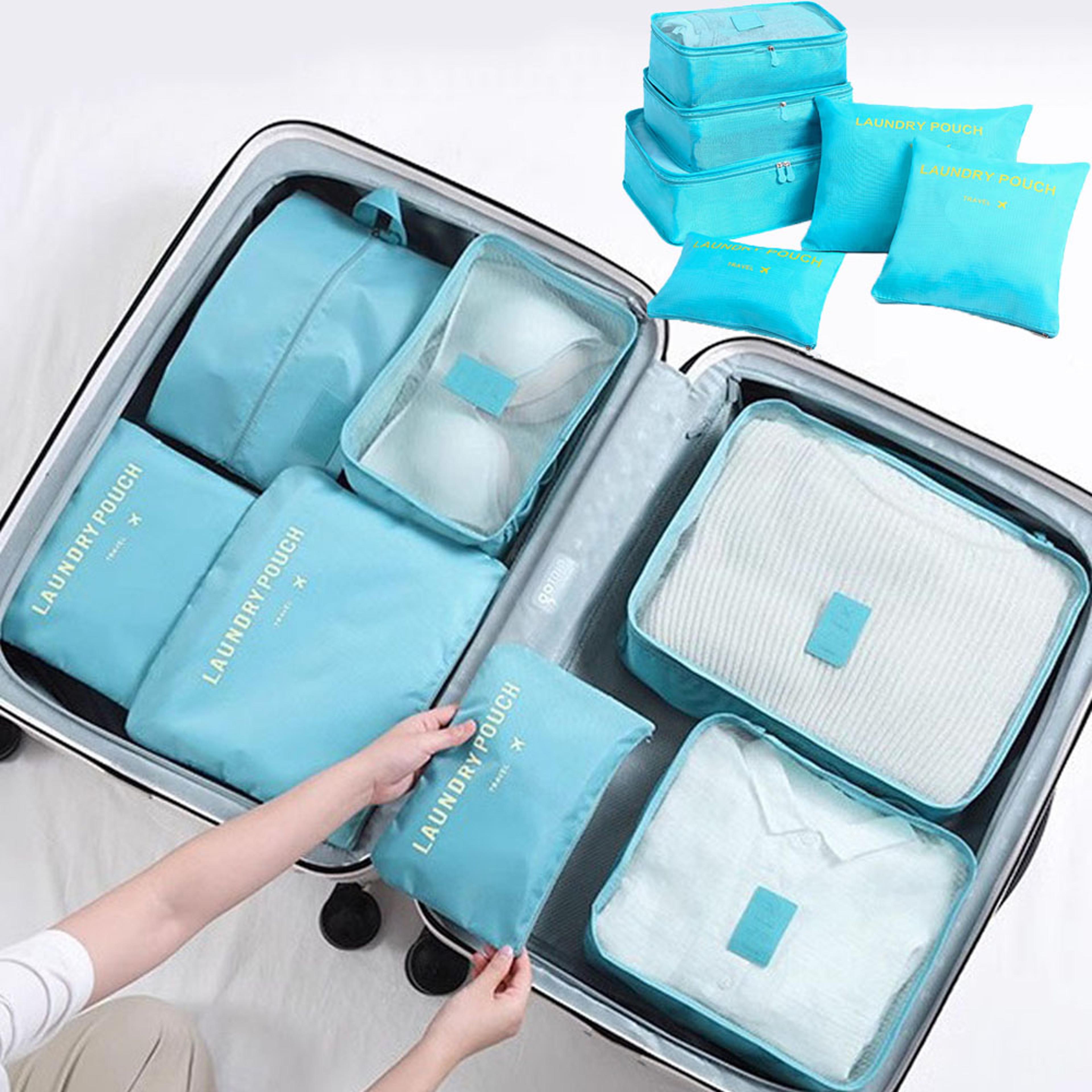 travel storage bags set packing cubes clothes organizer bags for suitcases and luggage