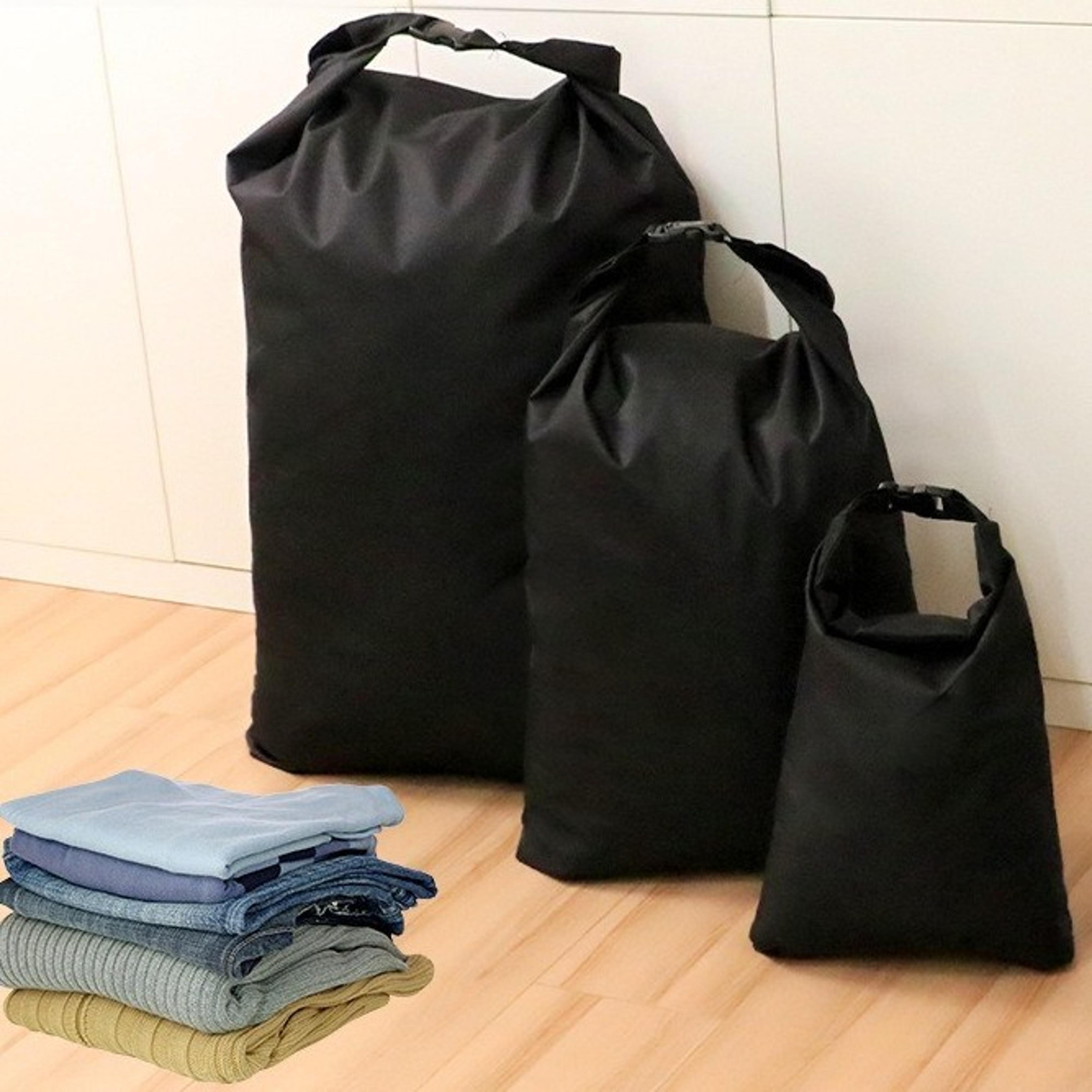 pump free vacuum storage bags travel compression organizer for clothes and luggage