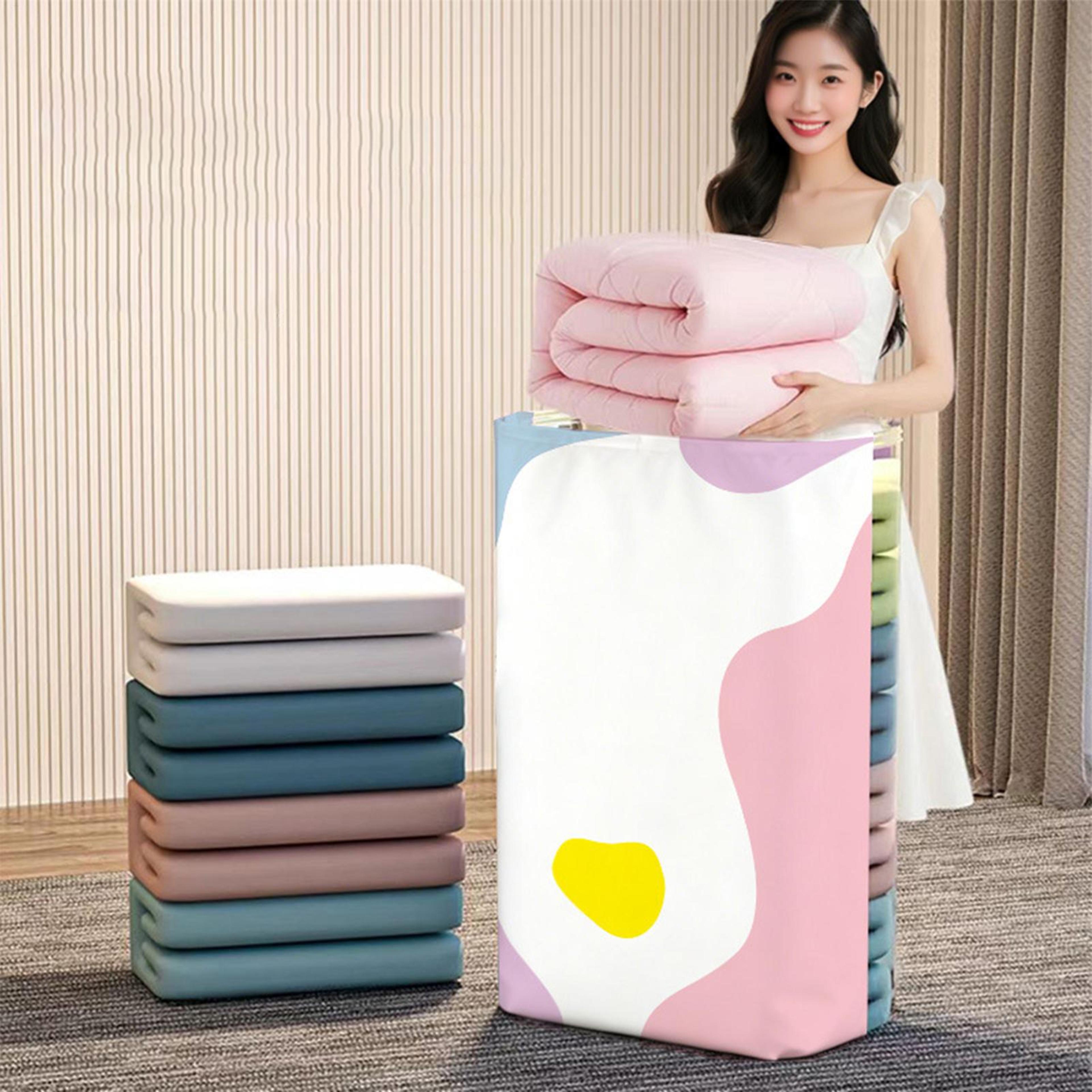 no pump vacuum storage bags space saver compression organizer for clothes blankets and travel