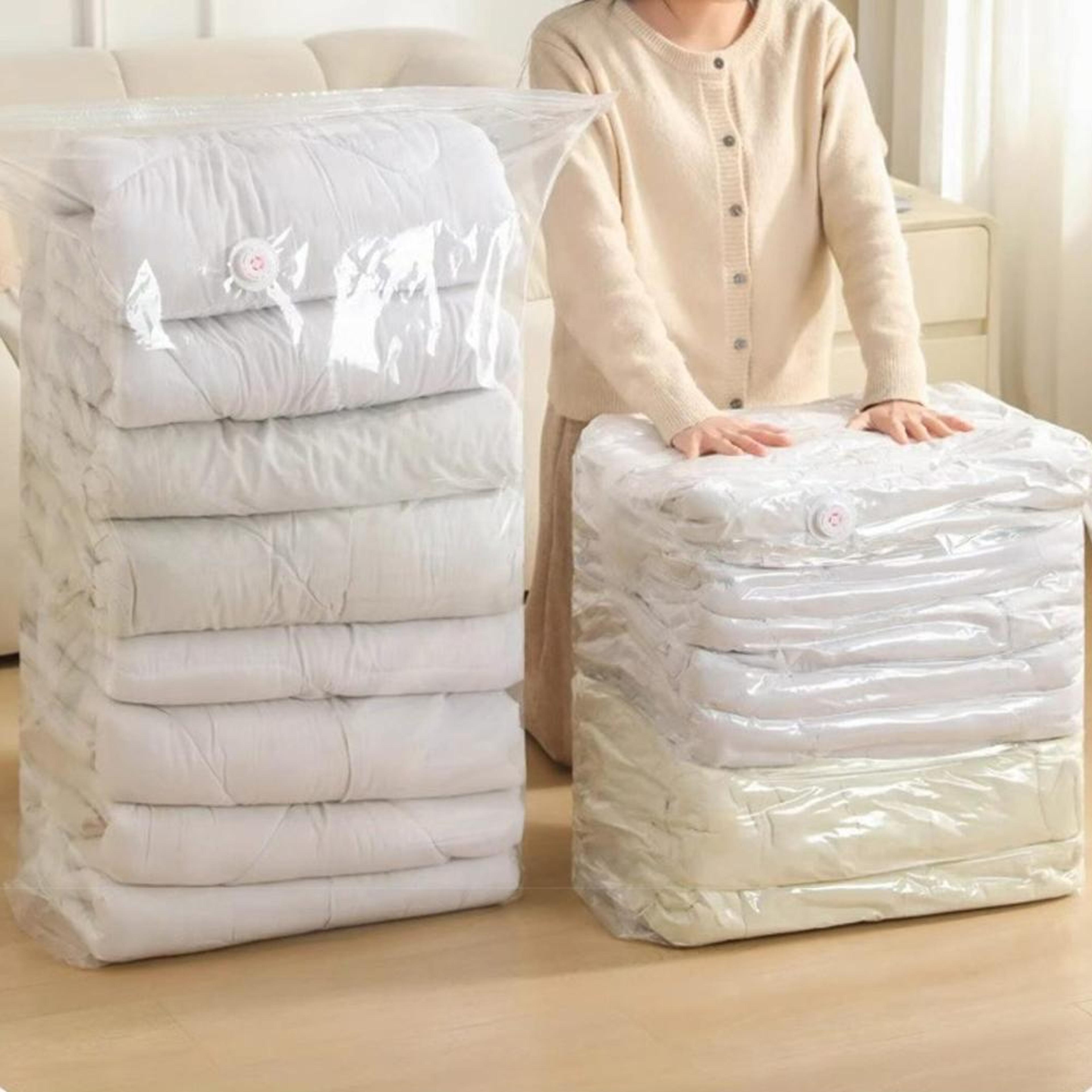 thickened vacuum storage bags no pump space saver compression bags for clothes quilts
