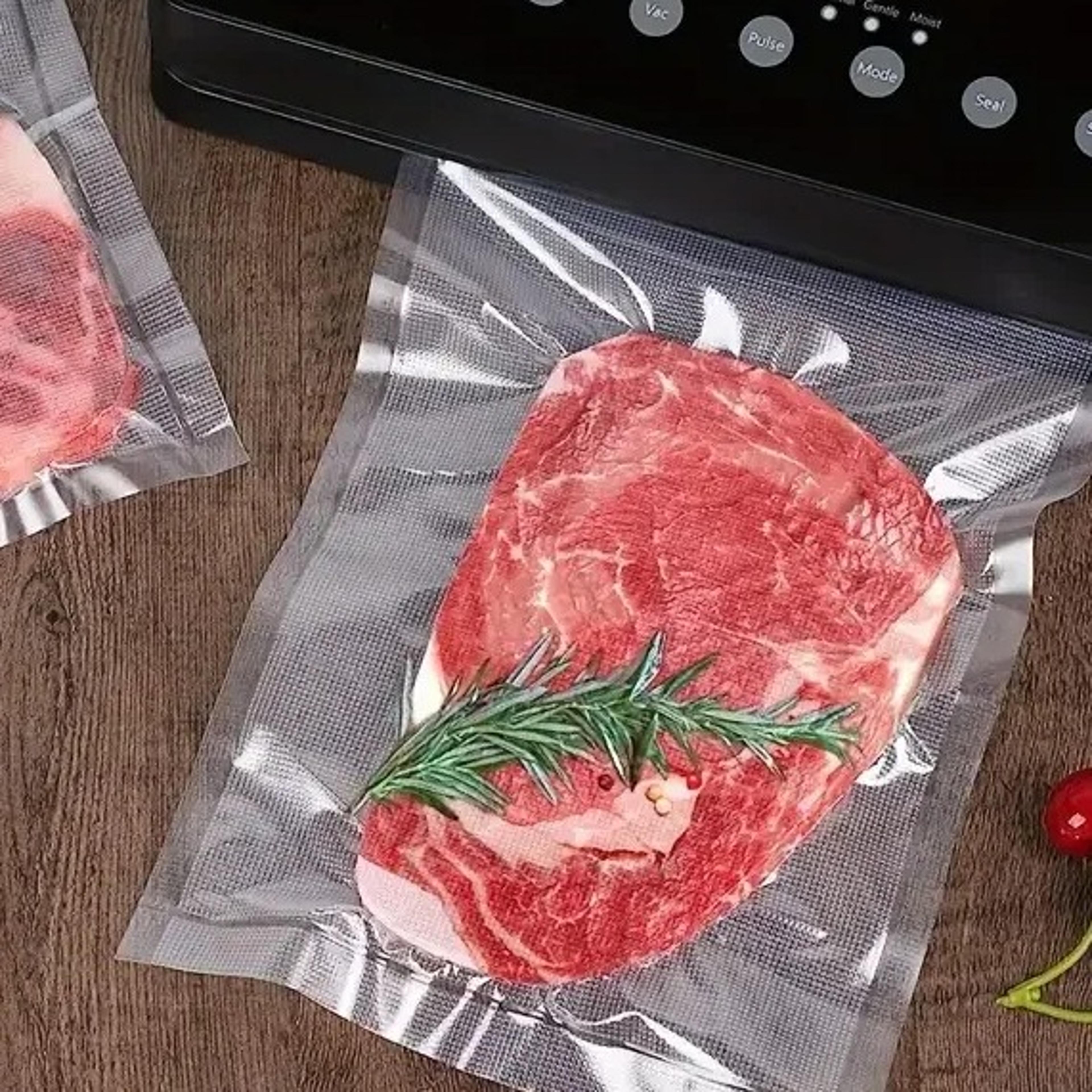 bpa free vacuum sealer bags for fresh food storage and kitchen preservation