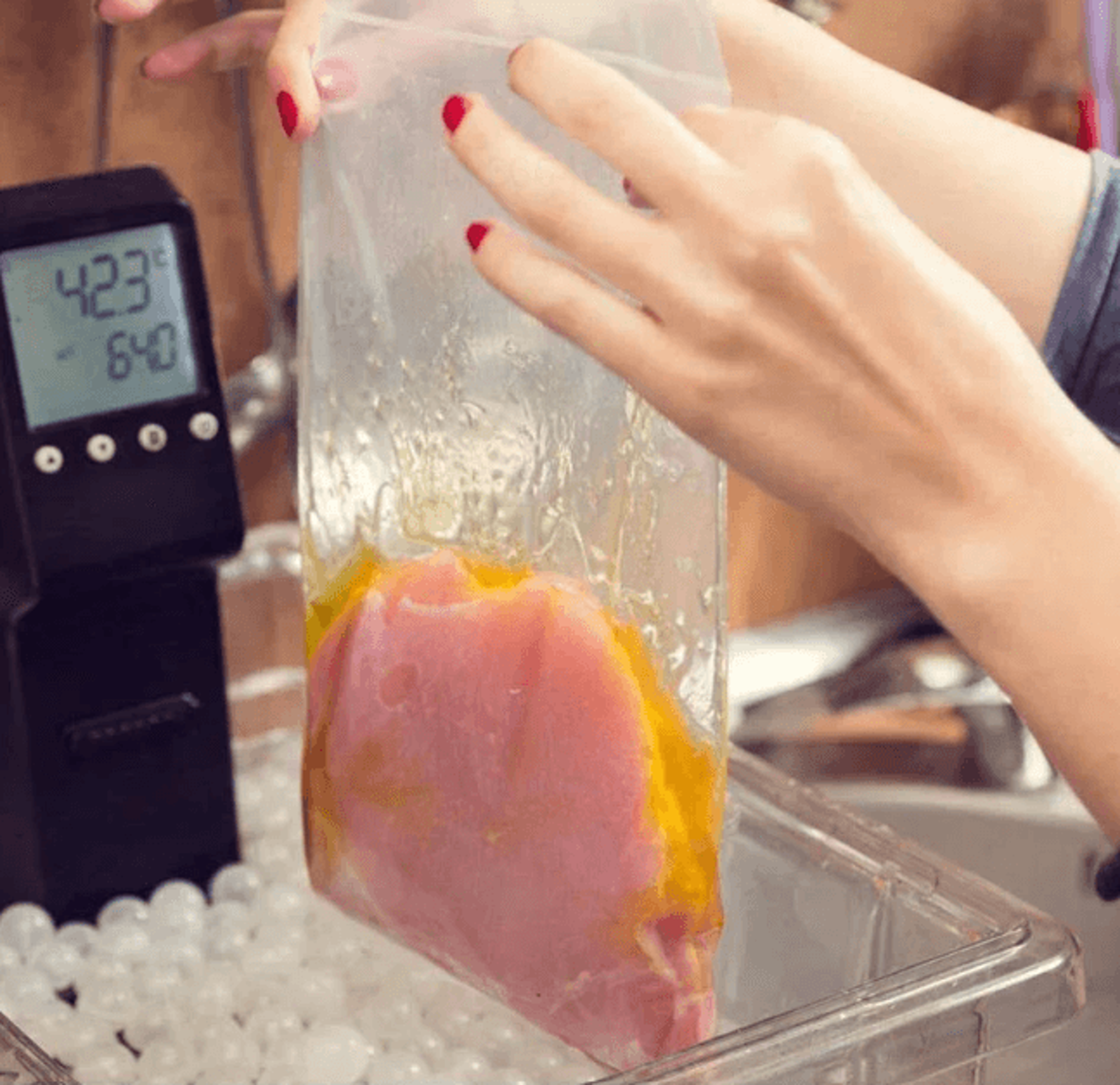 sous vide vacuum sealer bags roll food storage packing bag
