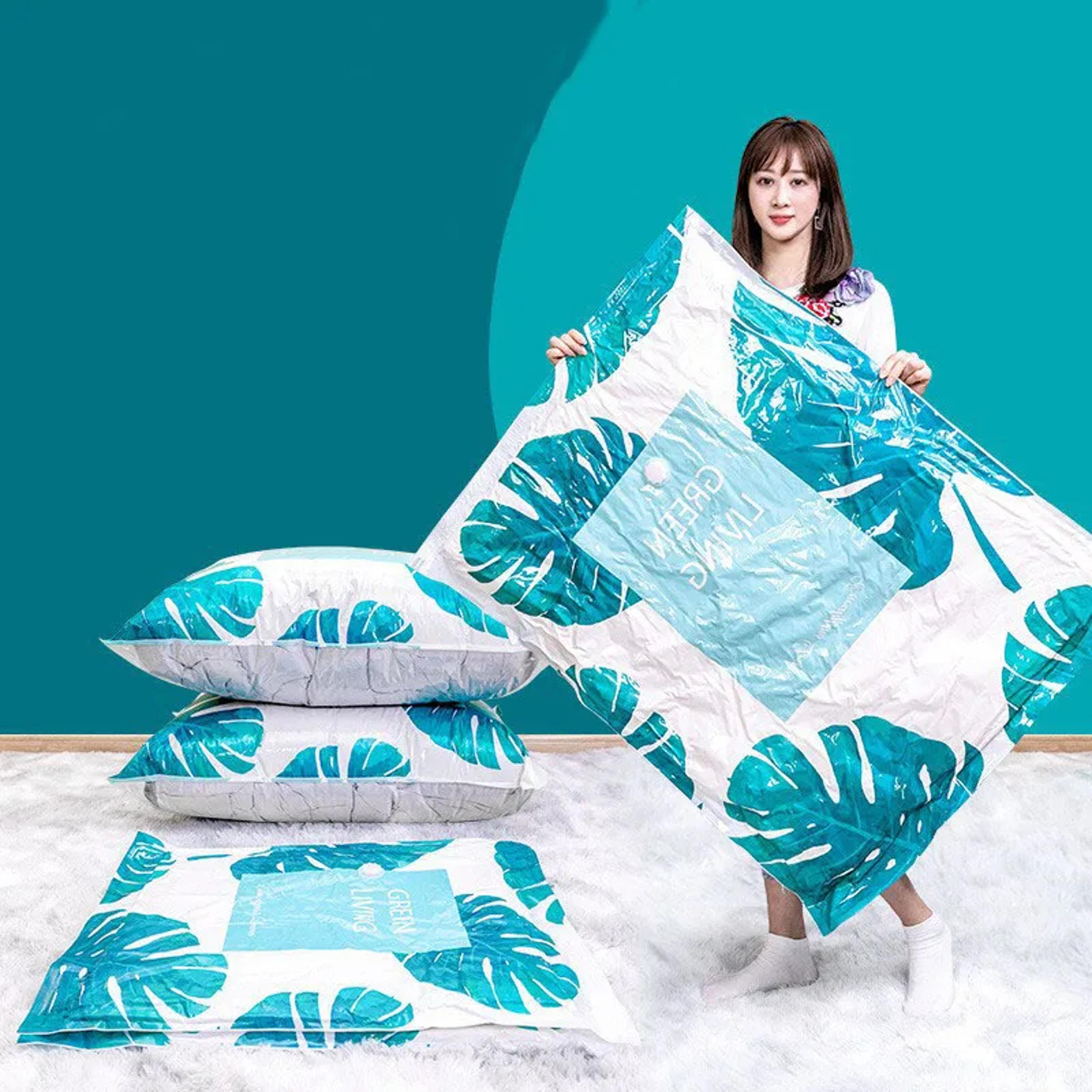 large capacity vacuum storage bag blanket organizer for space saving home storages
