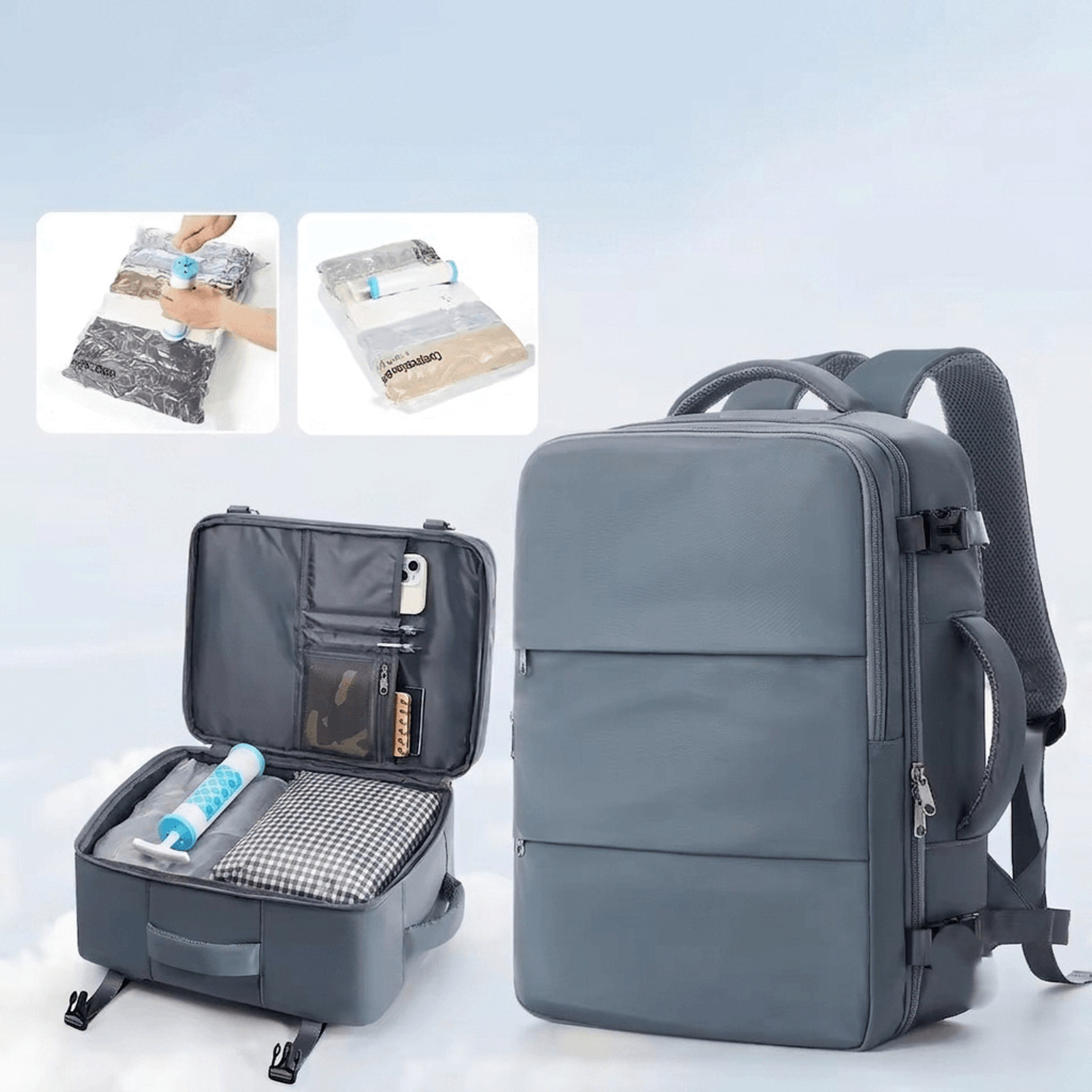vacuum storage bags travel compression bags space saver clothes organizer