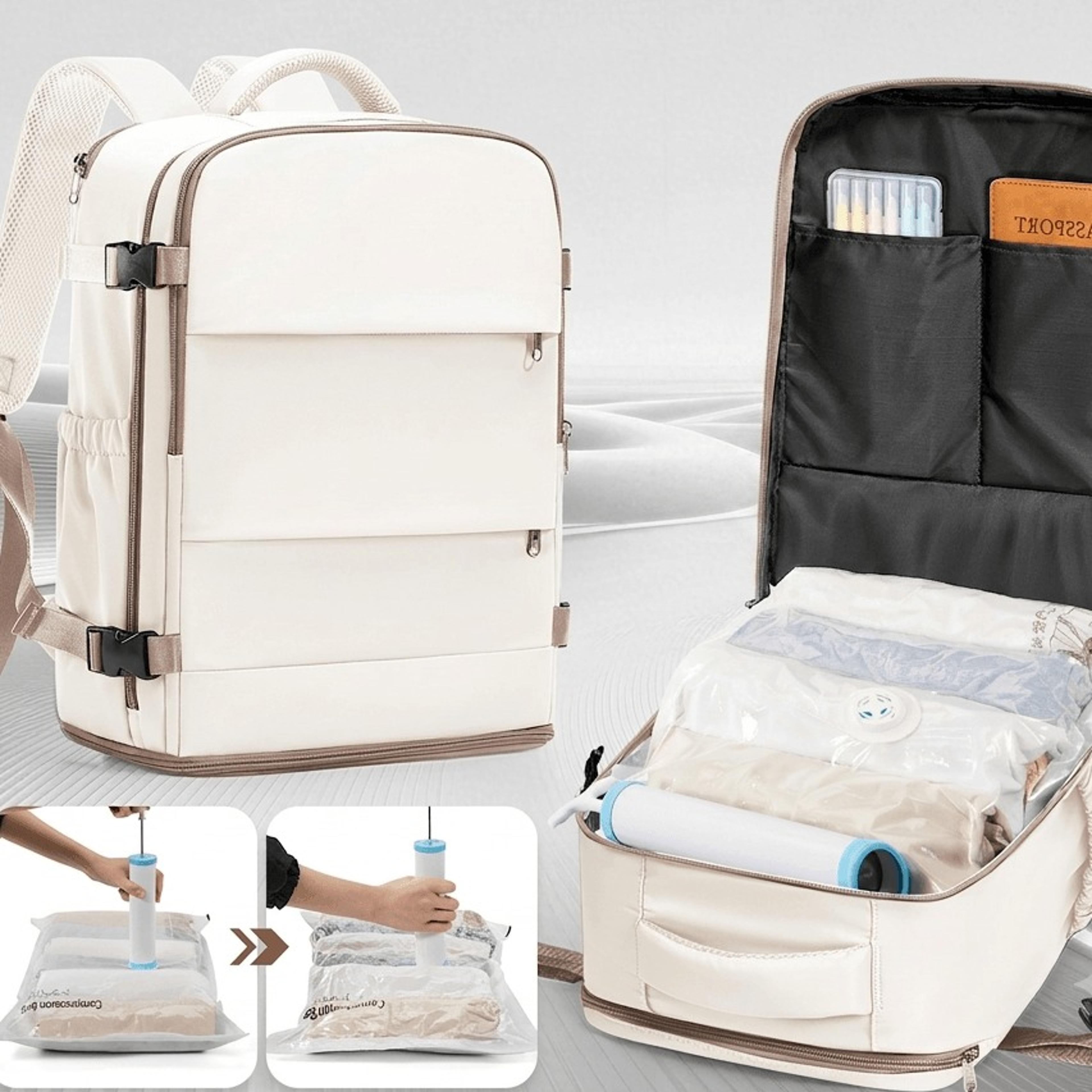 vacuum compression backpack with pump ryanair cabin bags