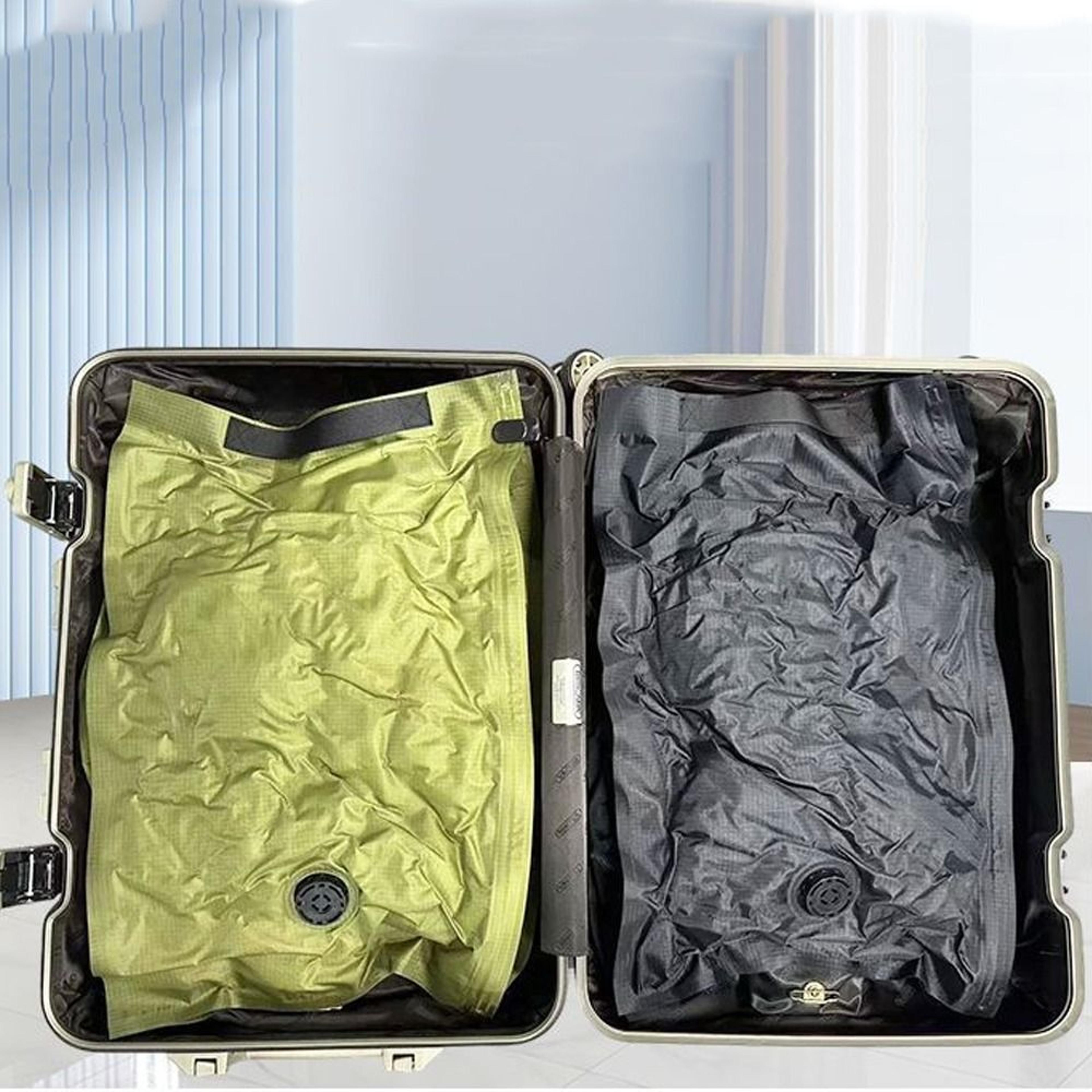 large capacity travel compression bags waterproof roll up vacuum storage bags for clothes