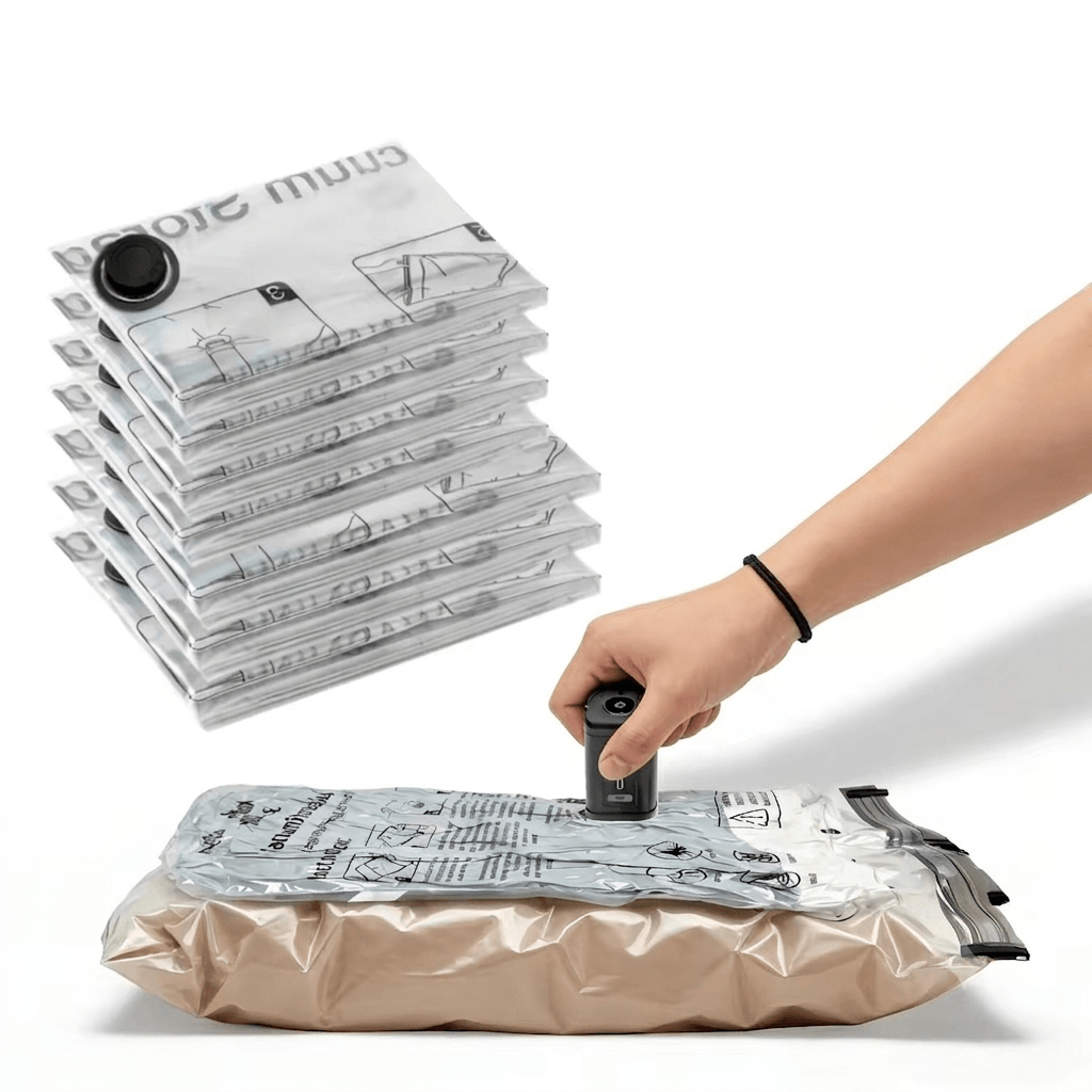 space saving vacuum storage bags for clothes bedding and travels